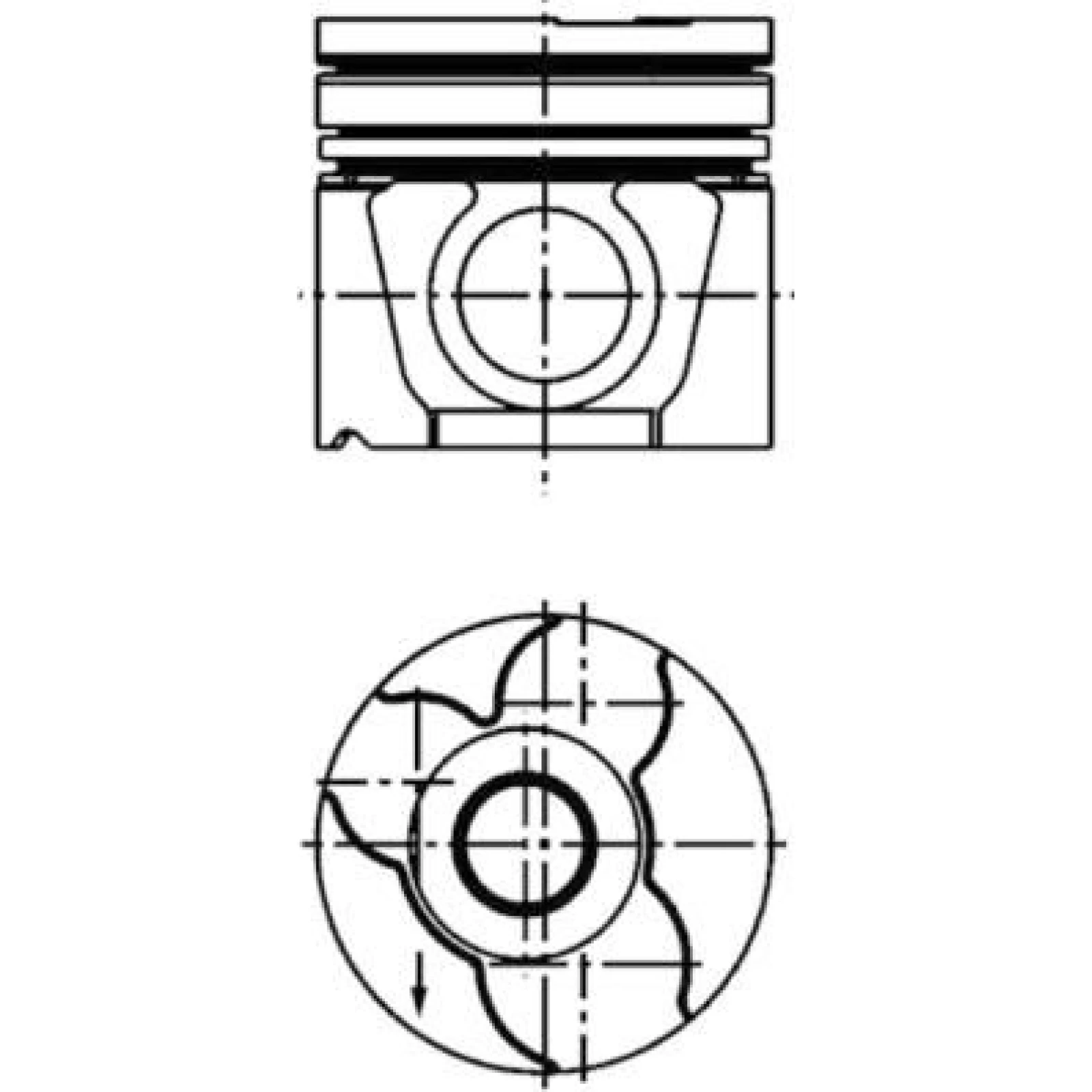 Kolben 40307600