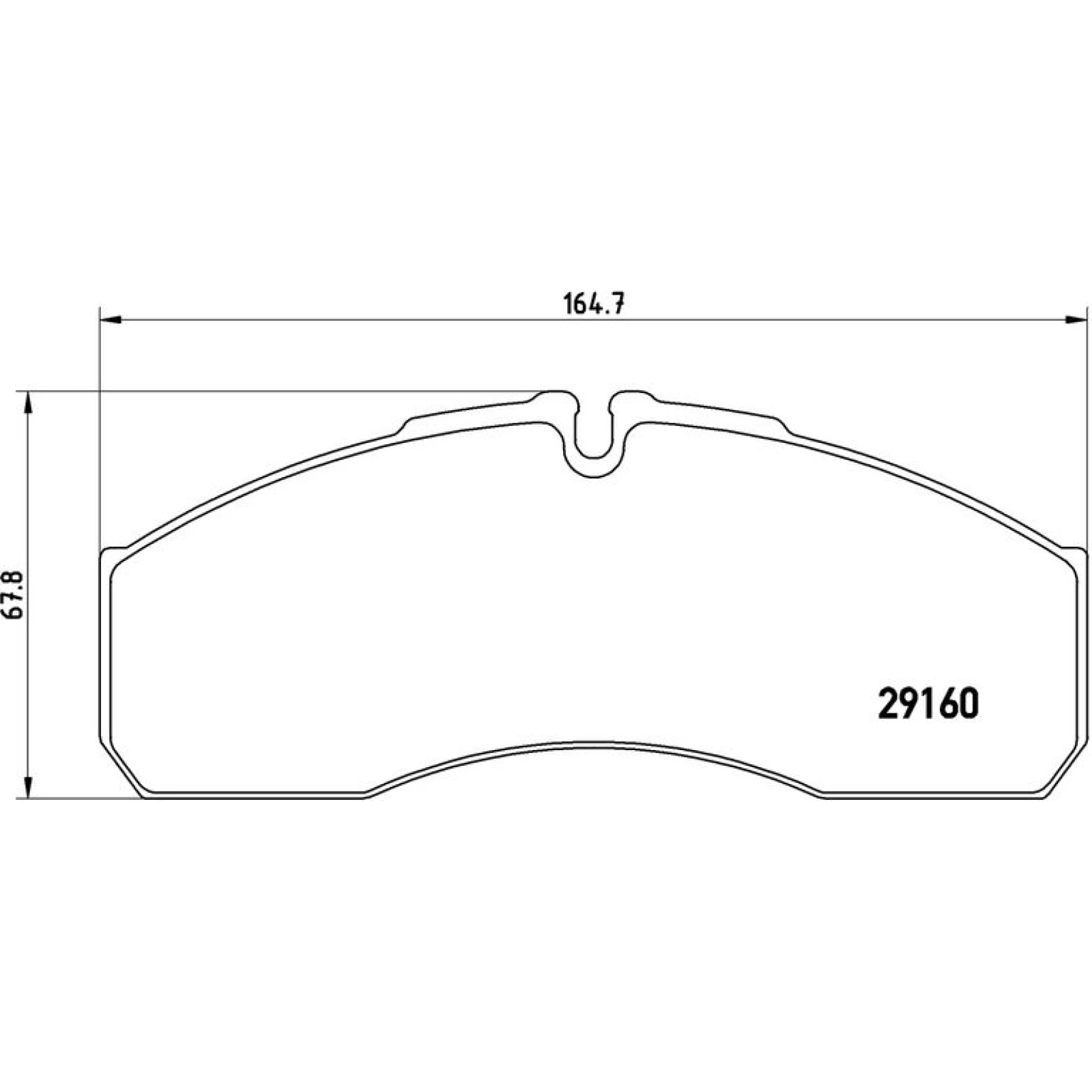 BREMBO Bremsklötze VA P A6 022