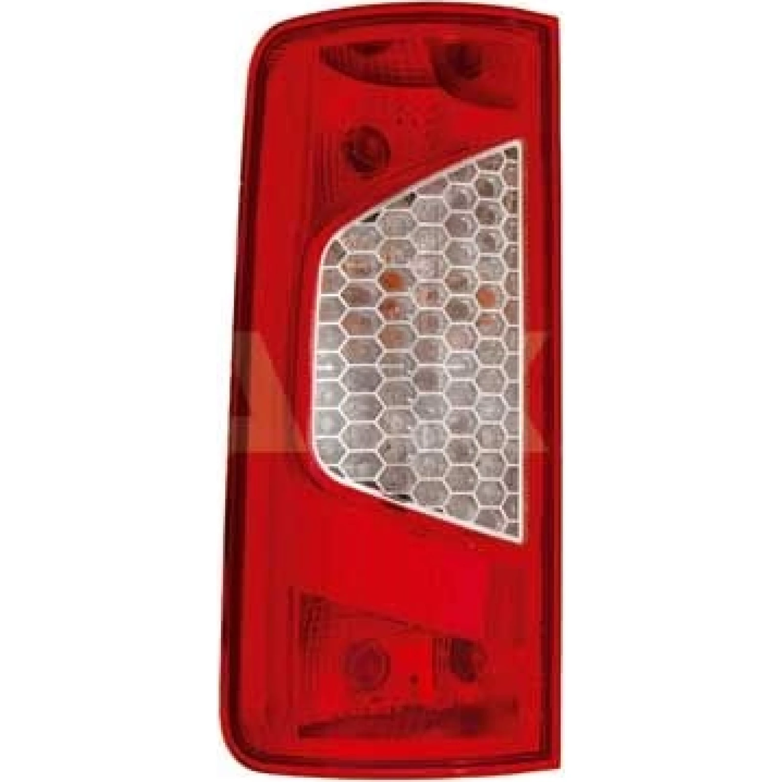 Heckleuchte R O K-PLATTE ROT/WEISS 2785,659,2
