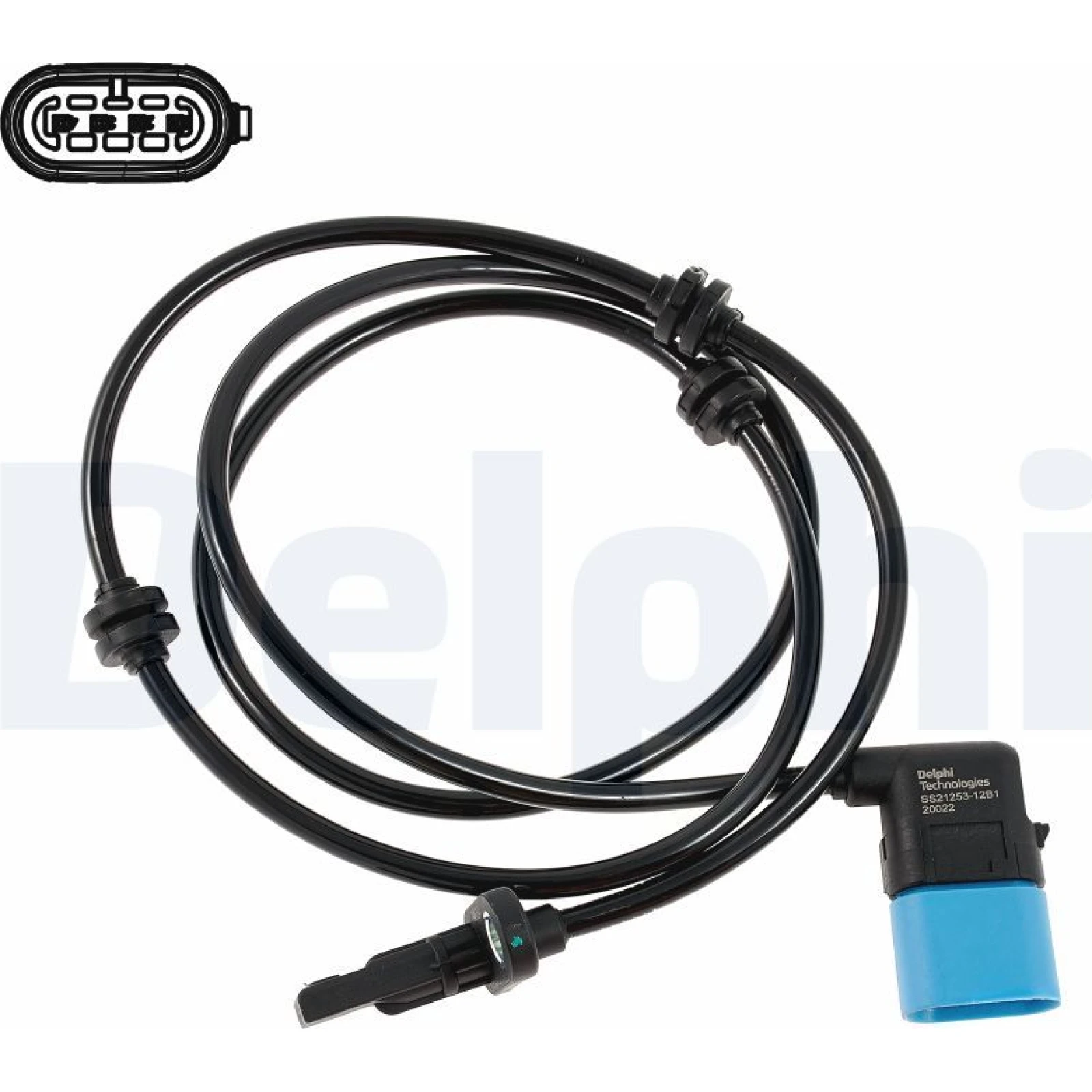 DELPHI Sensor, Raddrehzahl SS21253-12B1