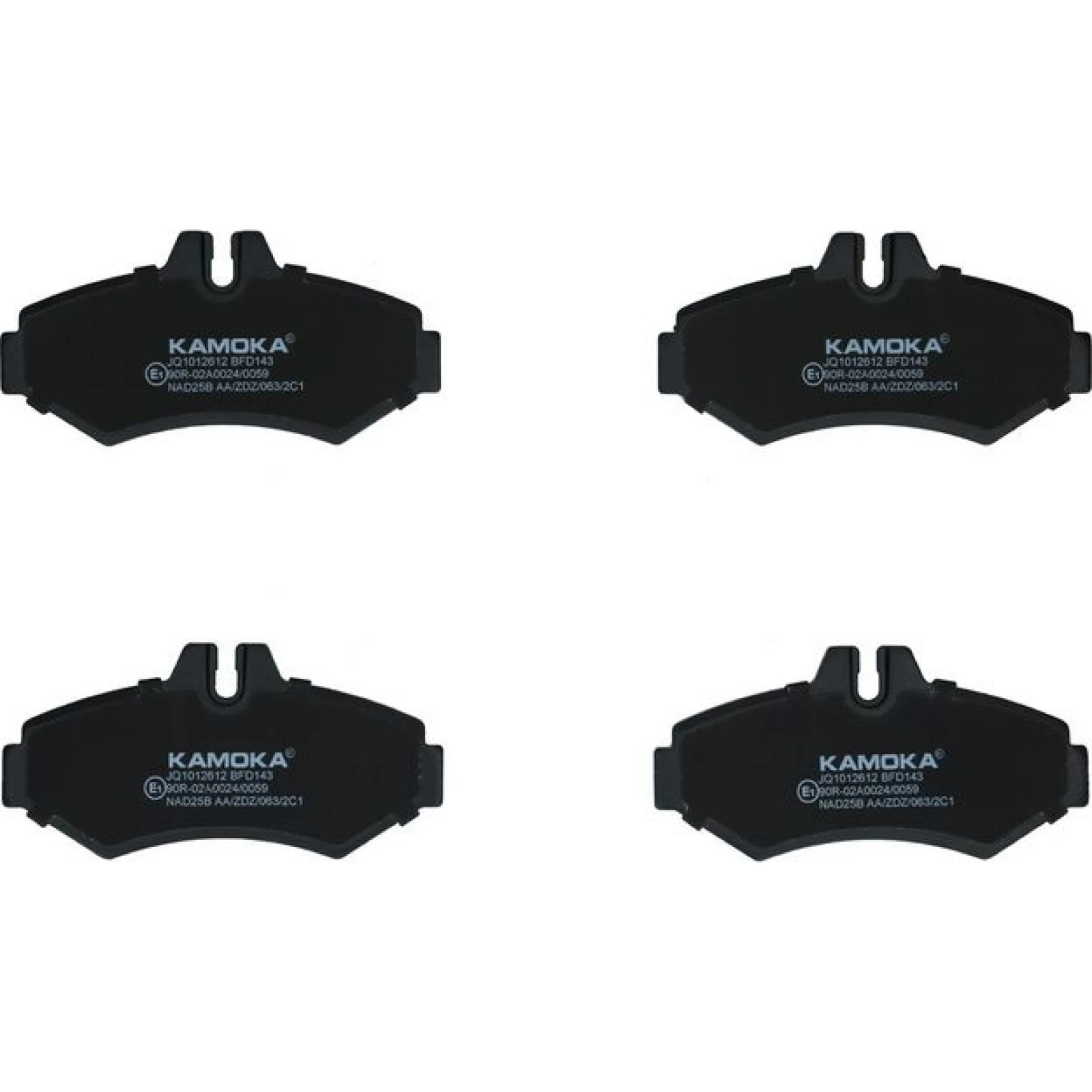 KAMOKA Bremsbelagsatz, Scheibenbremse JQ1012612
