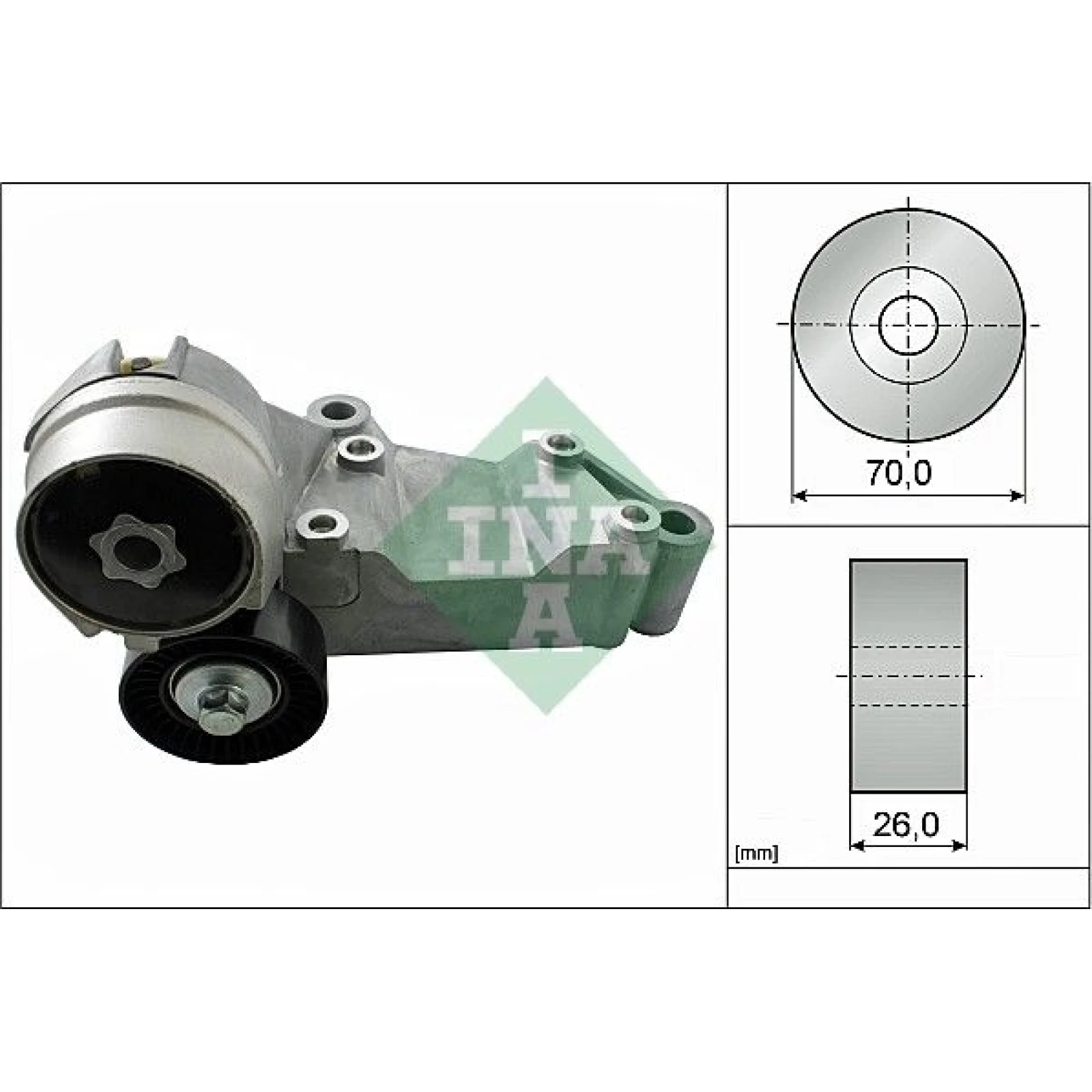 Spannarm, Keilrippenriemen 534 0146 10