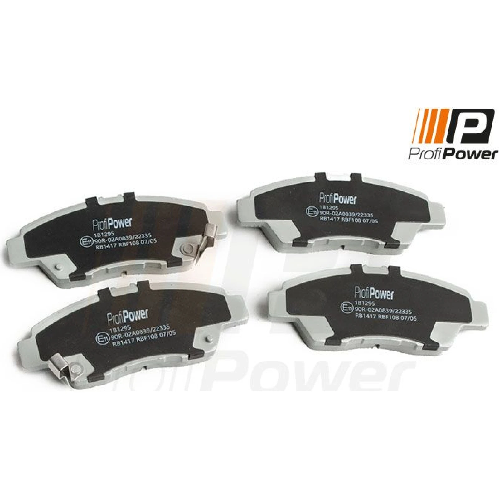 PROFIPOWER Bremsbelagsatz, Scheibenbremse 1B1295