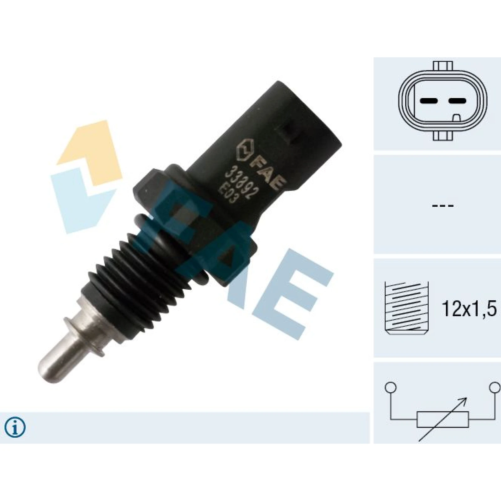 FAE Sensor, Kühlmitteltemperatur 33892