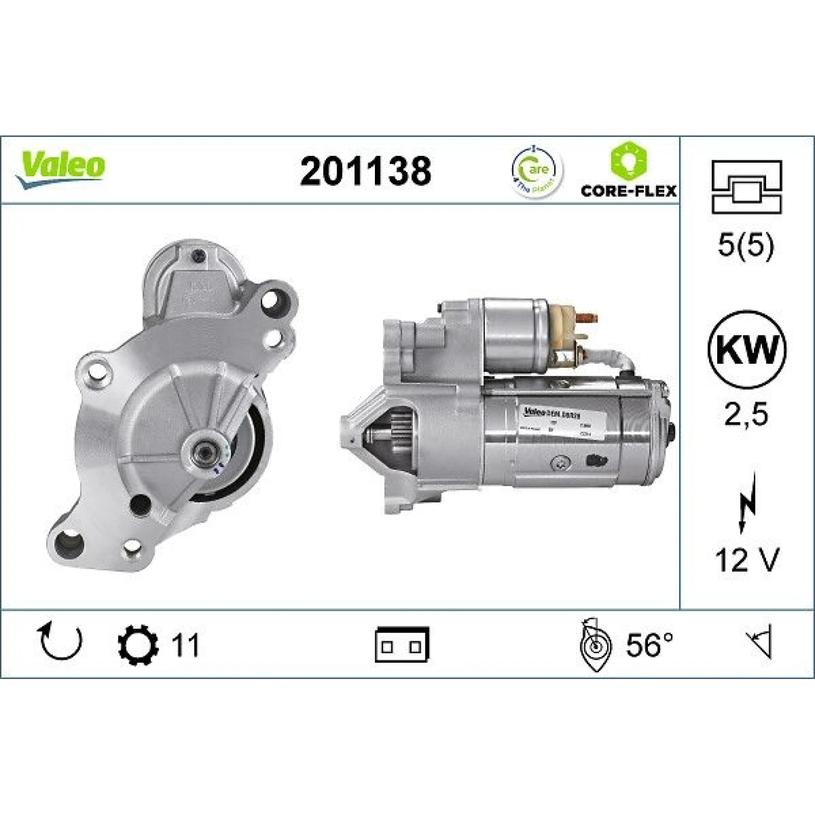 VALEO Anlasser 201138