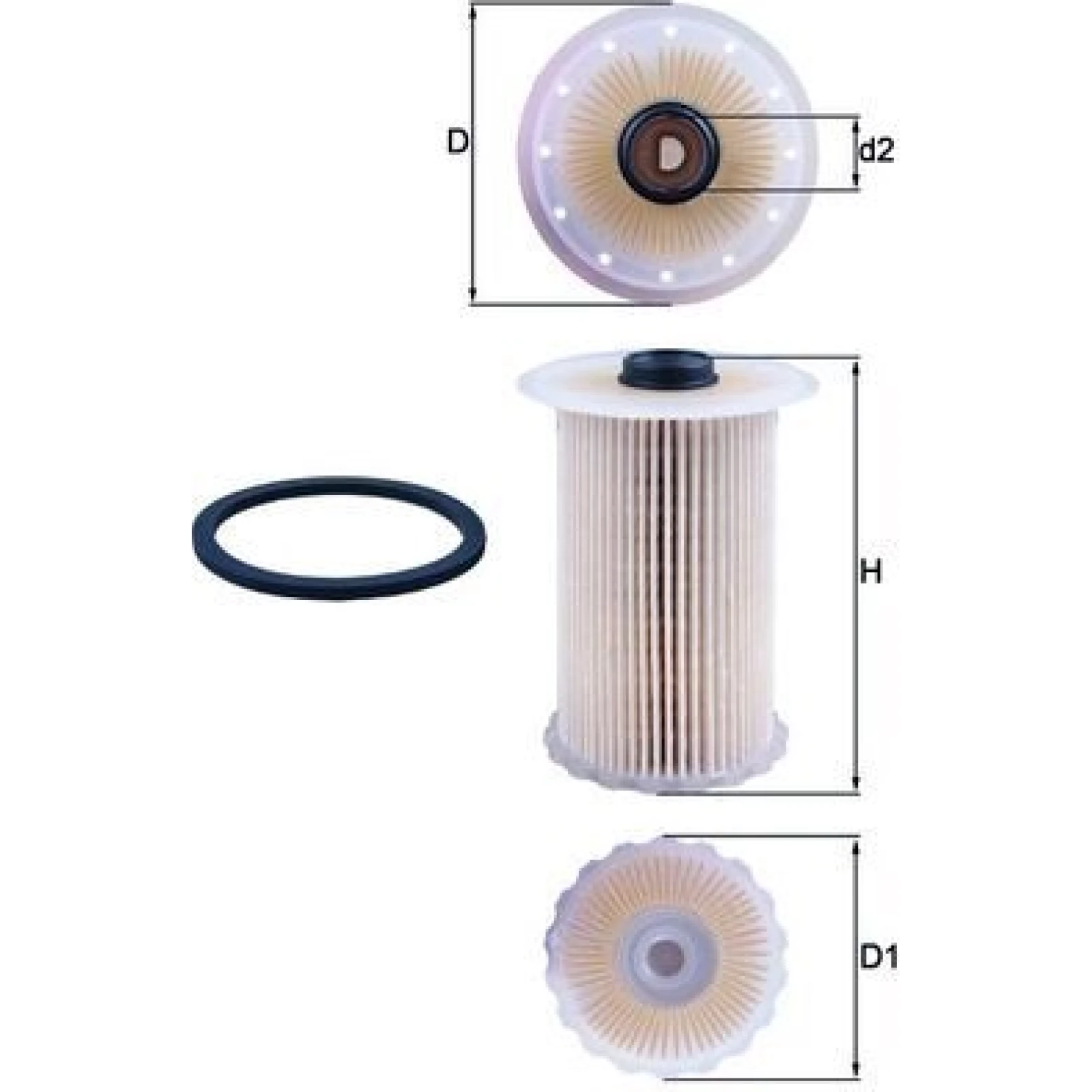 MAHLE Kraftstofffilter KX 229D