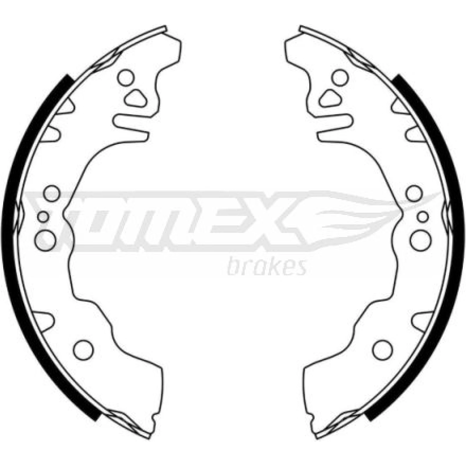 TOMEX brakes Bremsbackensatz TX 23-08