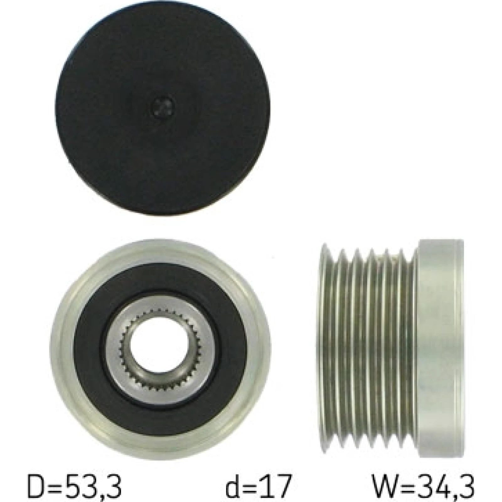 Generatorfreilauf VKM 03872