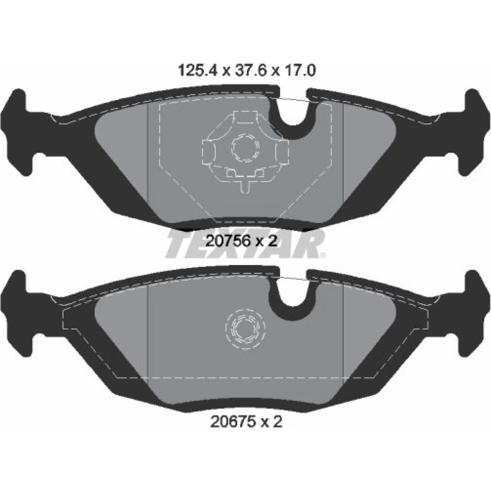 Bremsbelagsatz Bmw T. E30/E28 81-87 2067502
