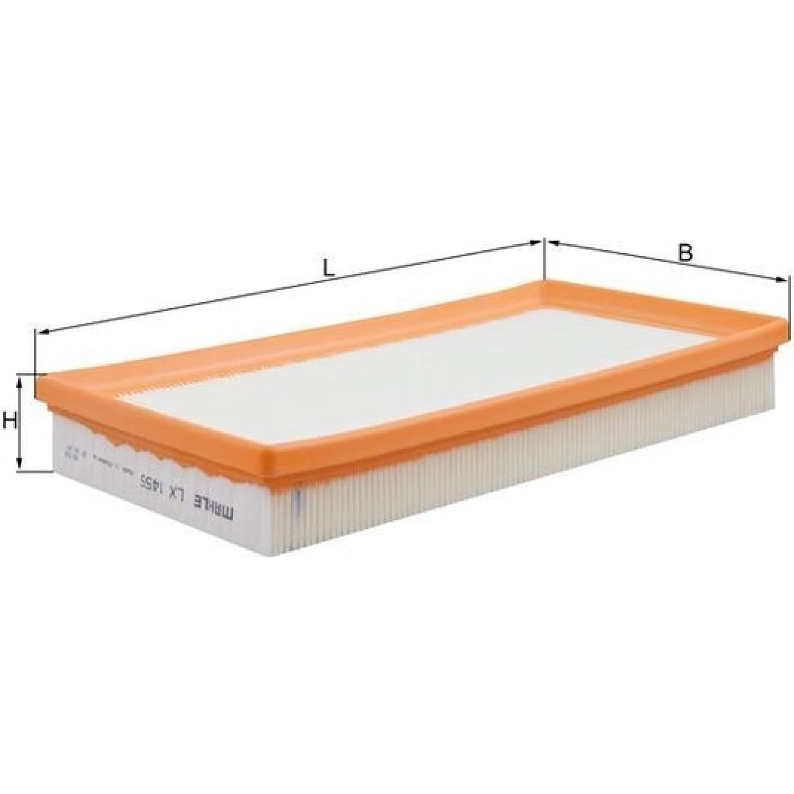 MAHLE Luftfilter LX 1455