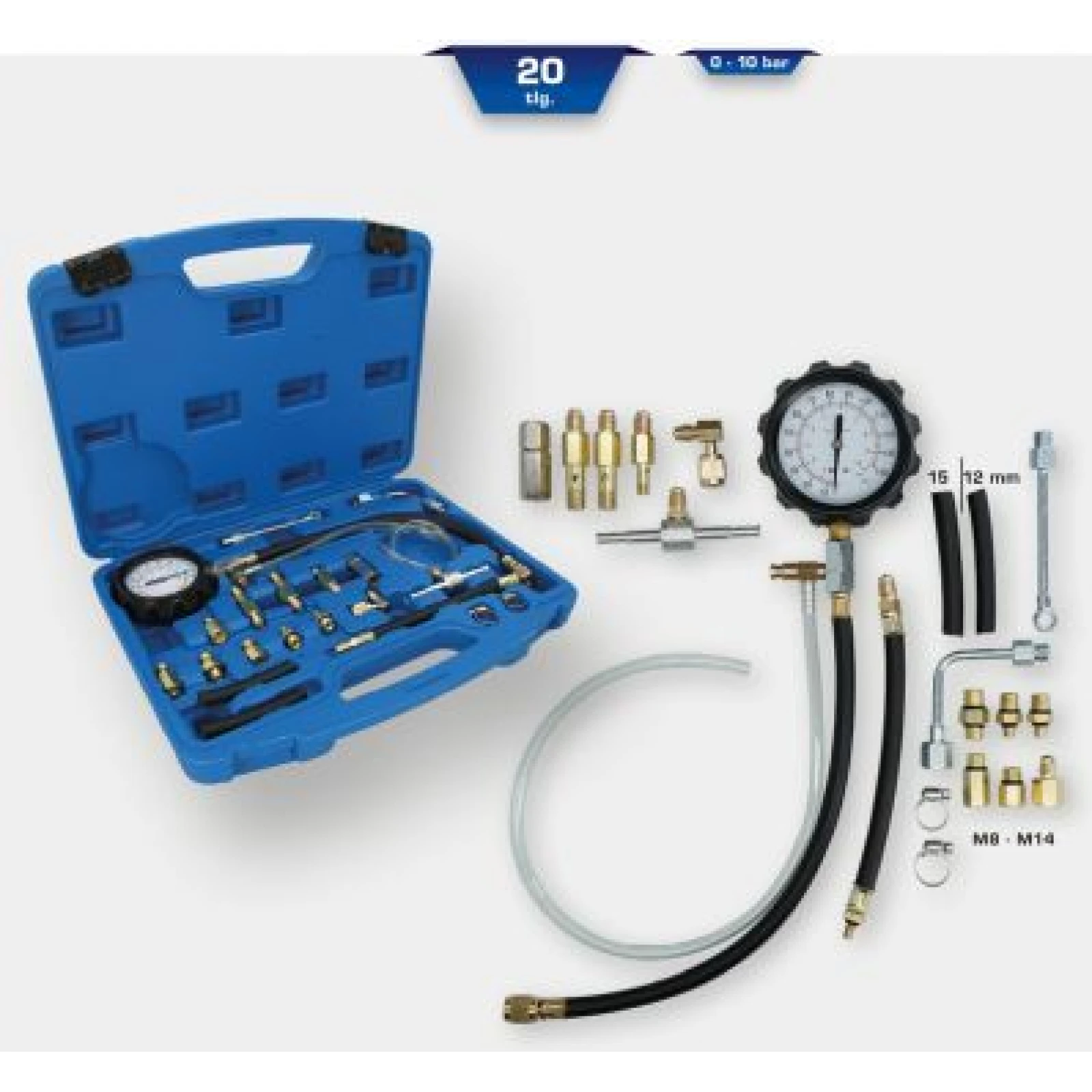 KS TOOLS Prüfgerät, Kraftstoffsystemdruck BT581350