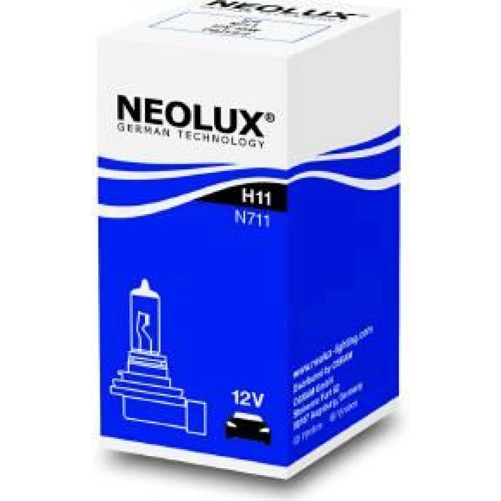 NEOLUX Glühbirne H11 12V NEOLUX 55W PGJ19-2 12V N711