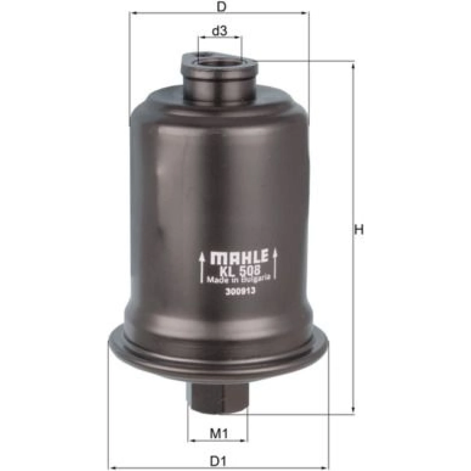 MAHLE Kraftstofffilter KL 508