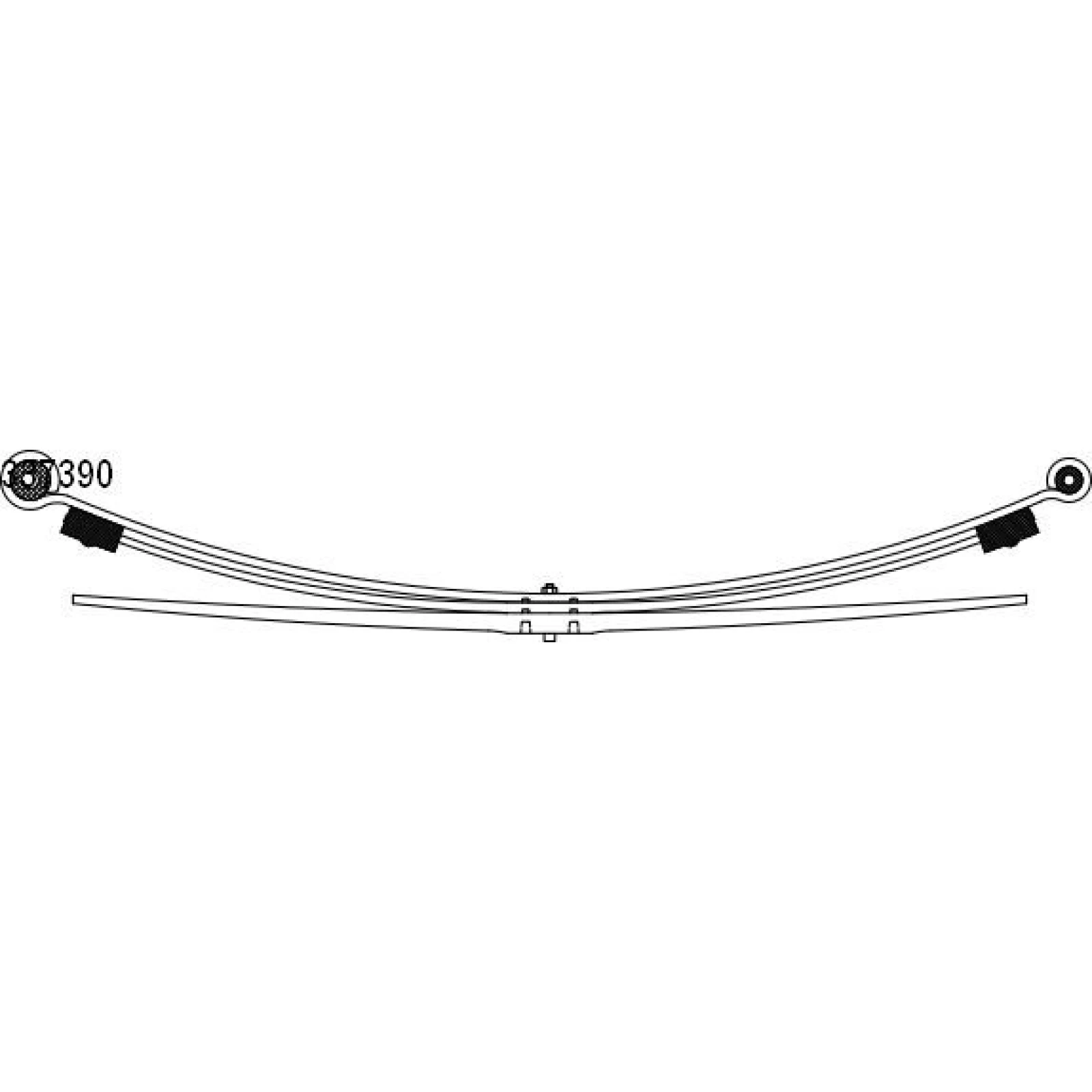 Federpaket - Federung/Dämpfung Db T. (2+1) (740/753mm) 10.337.390.00