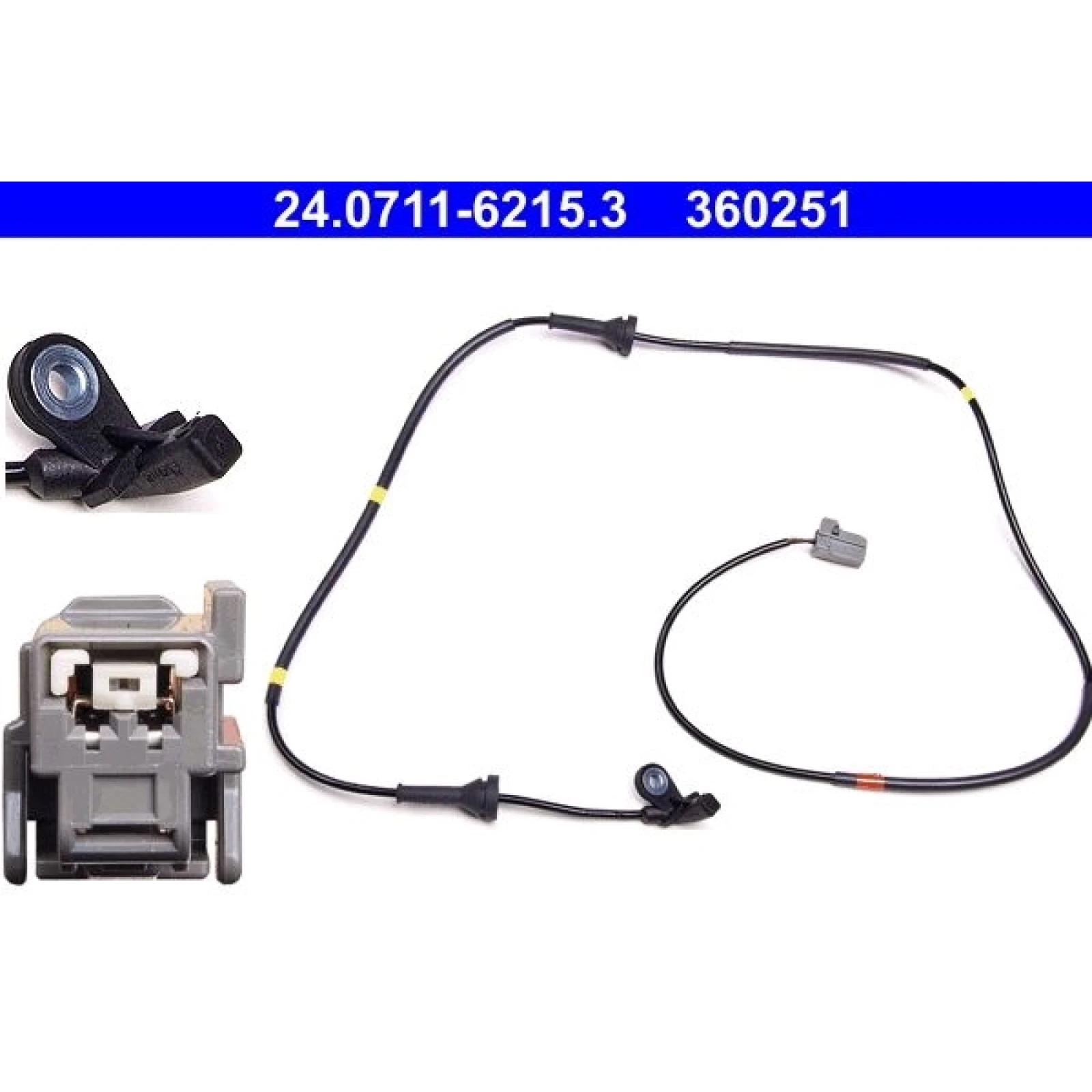 ATE ABS Sensor 24.0711-6215.3