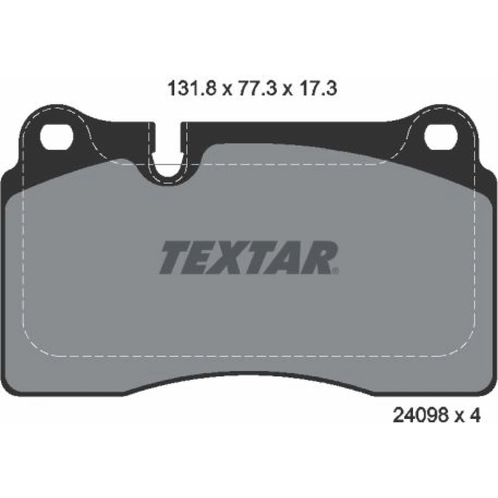 Bremsbelagsatz Vw P. Touareg 3.0 V6 Tdi 10 2409801