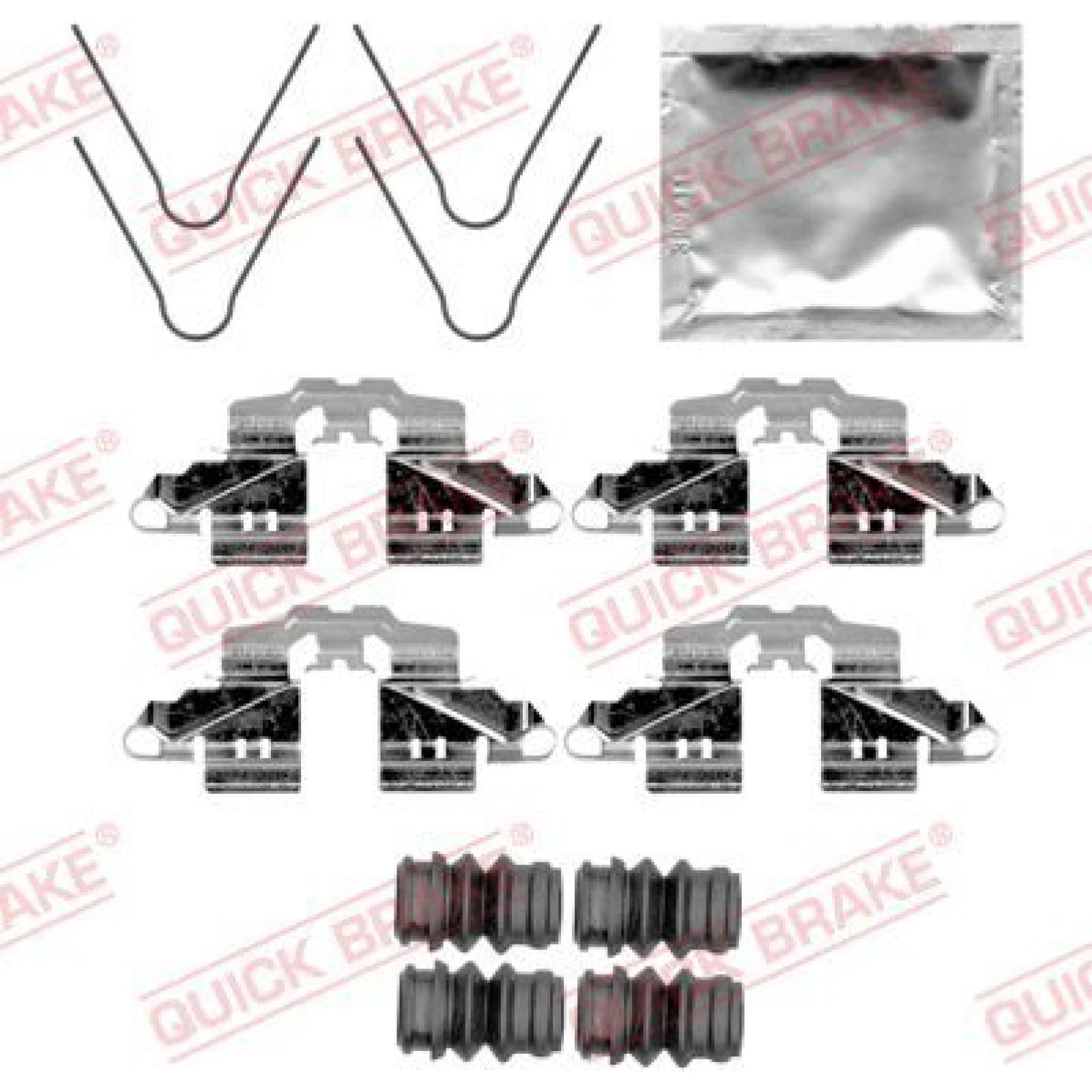 Quick Brake Zusatzsatz für Scheibenbremsbeläge 109-0098