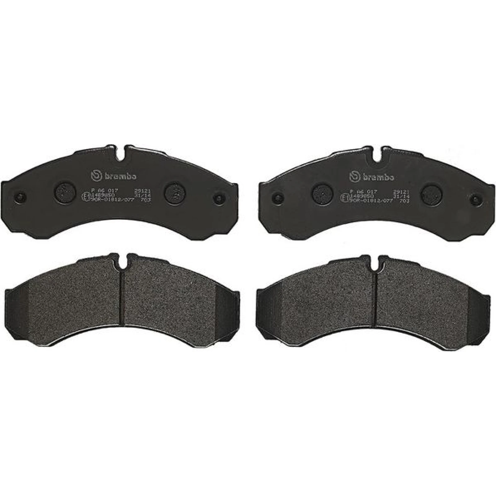 BREMBO Bremsklötze P A6 017