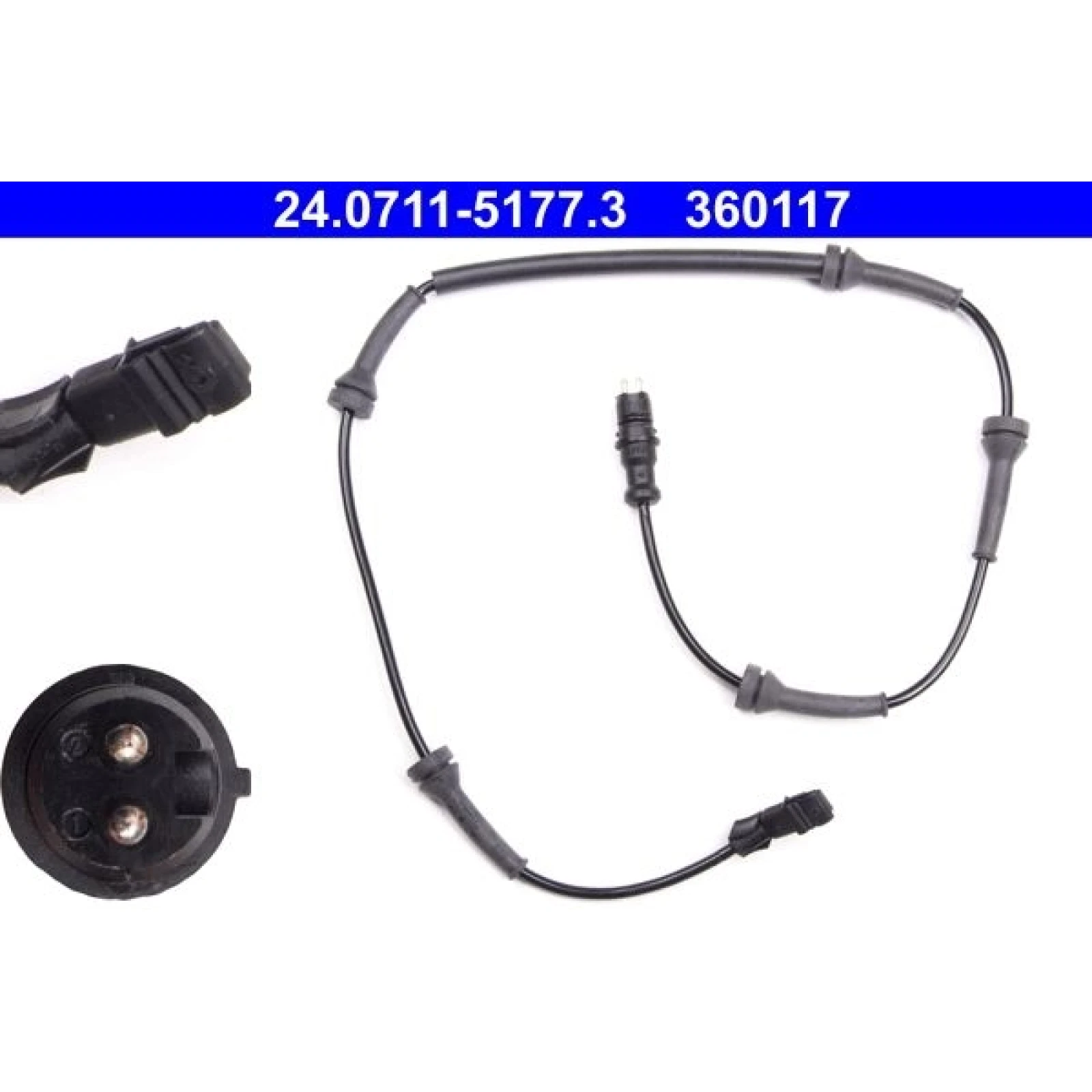 ATE ABS Sensor 24.0711-5177.3