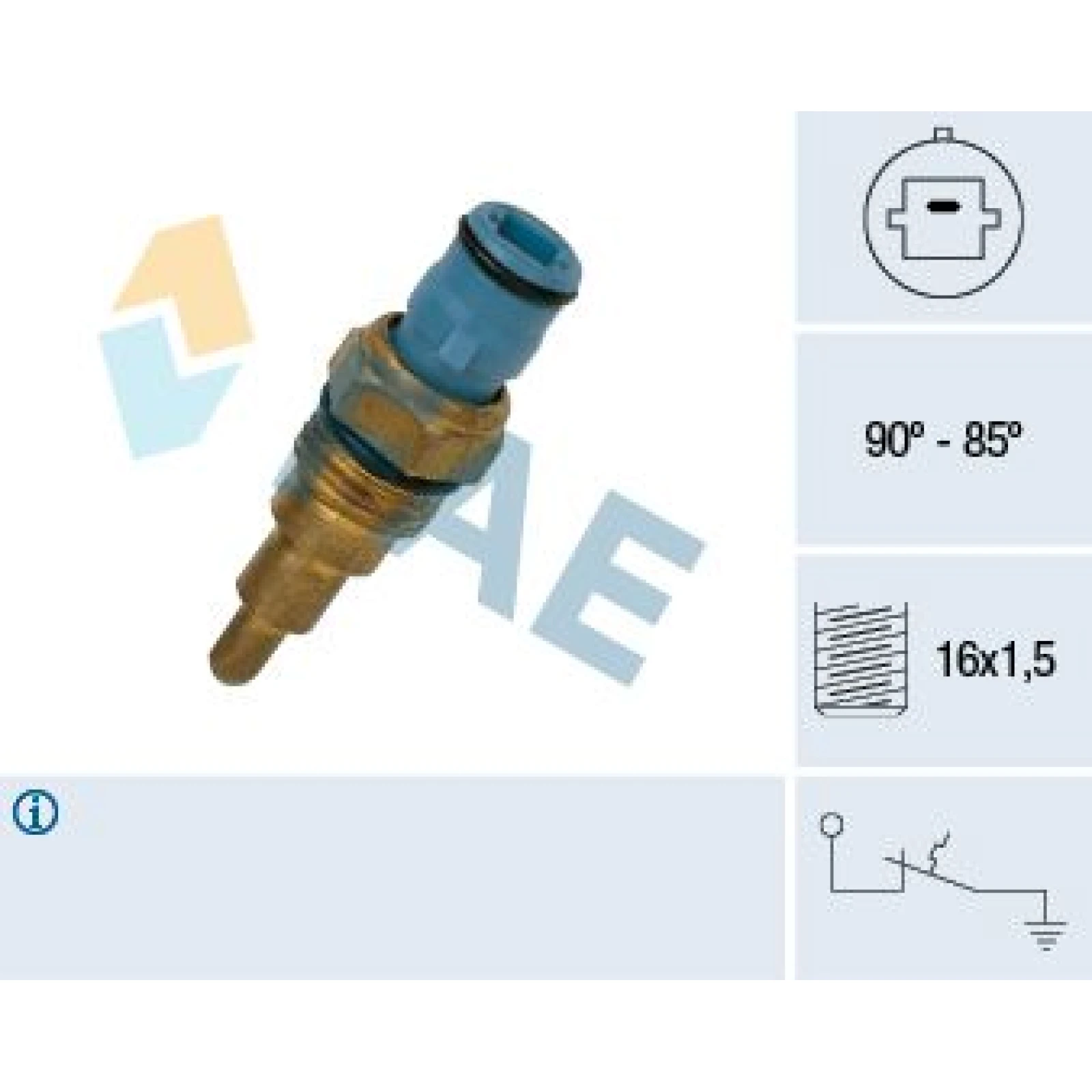 37660 FAE Temperaturschalter, Kühlerlüfter 37660