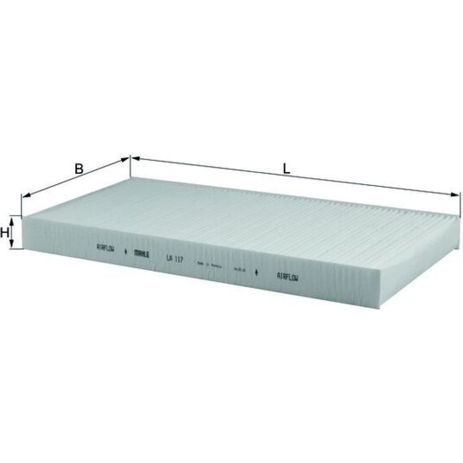 MAHLE Filter, Innenraumluft LA 117