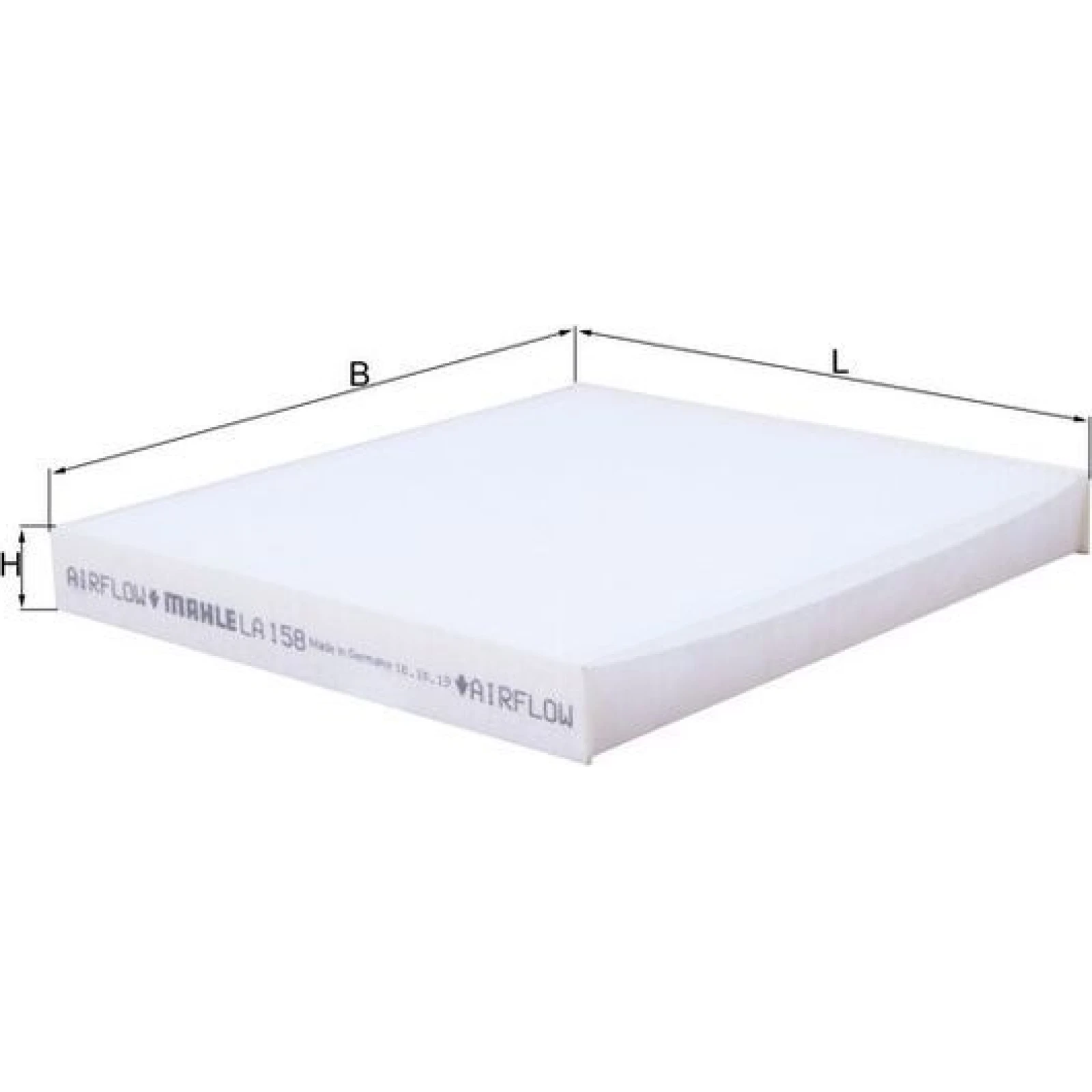 MAHLE Filter, Innenraumluft LA 158