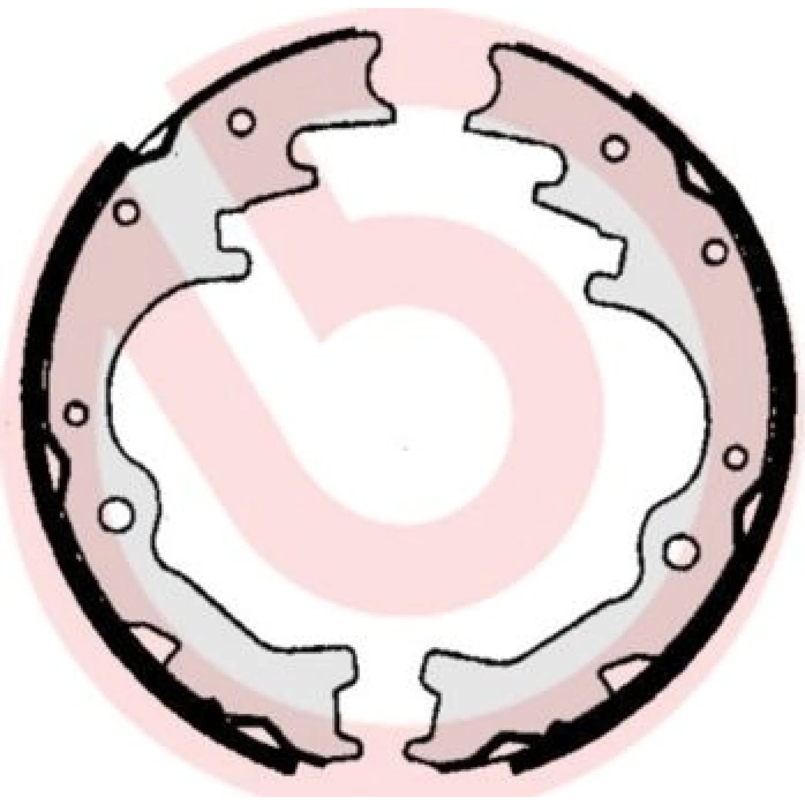 Bremsbackensatz HA S 49 517