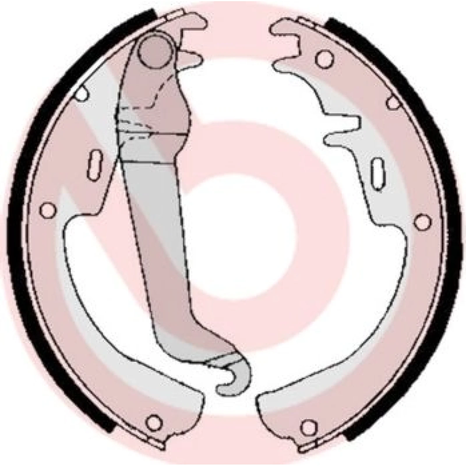 Bremsbackensatz HA S 59 504