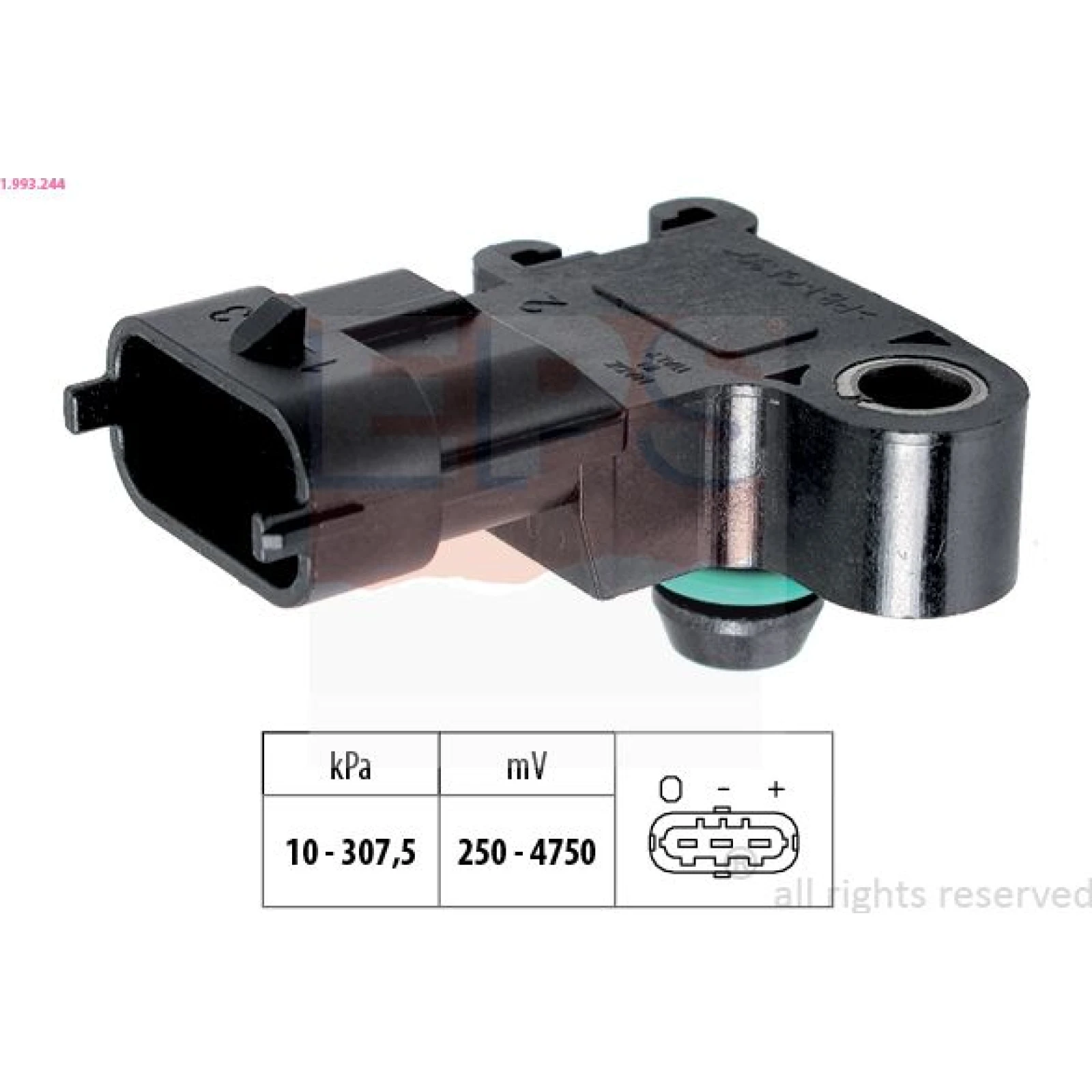 Luftdrucksensor, Saugrohrdruckg 1.993.244