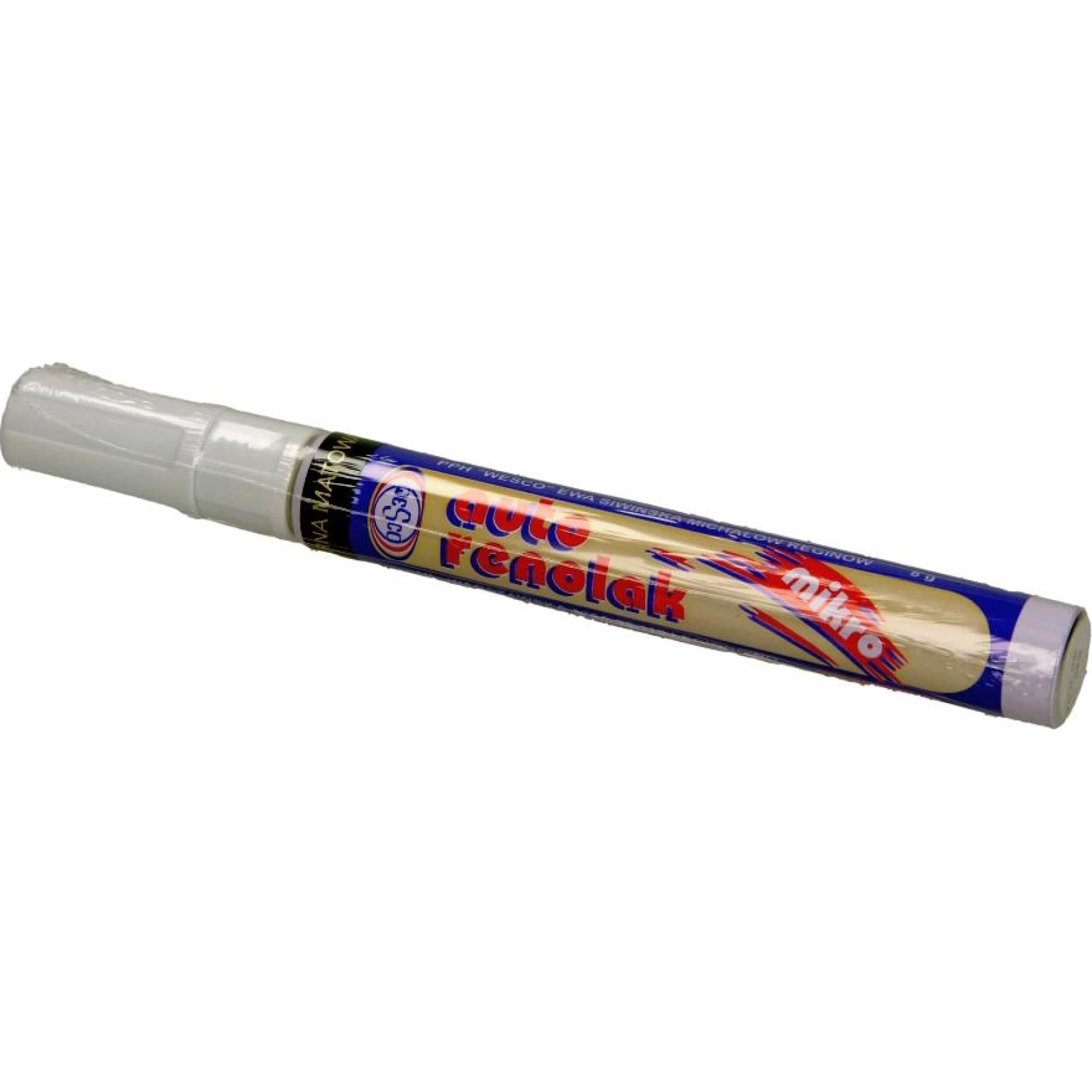 Mattschwarzer Lackstift 8Ml Auto-Renolak Wesco 300902P