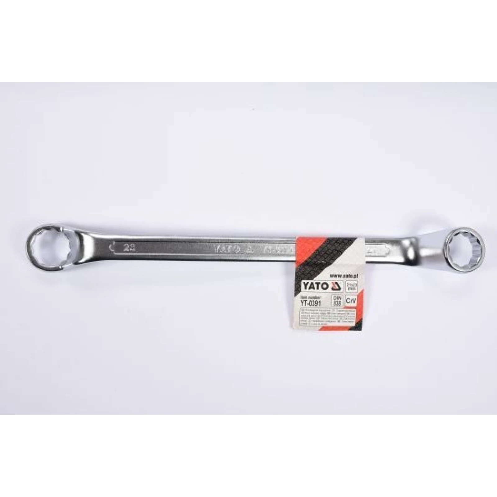 YATO YT-0391 Doppelringschlüssel Gekr÷Pft 21 x 23 mm Polierte K÷Pfe
