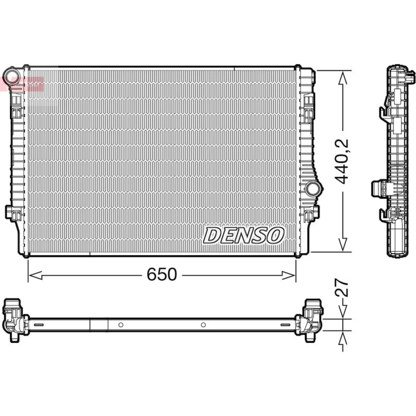 DENSO Kühler, Motorkühlung DRM32049