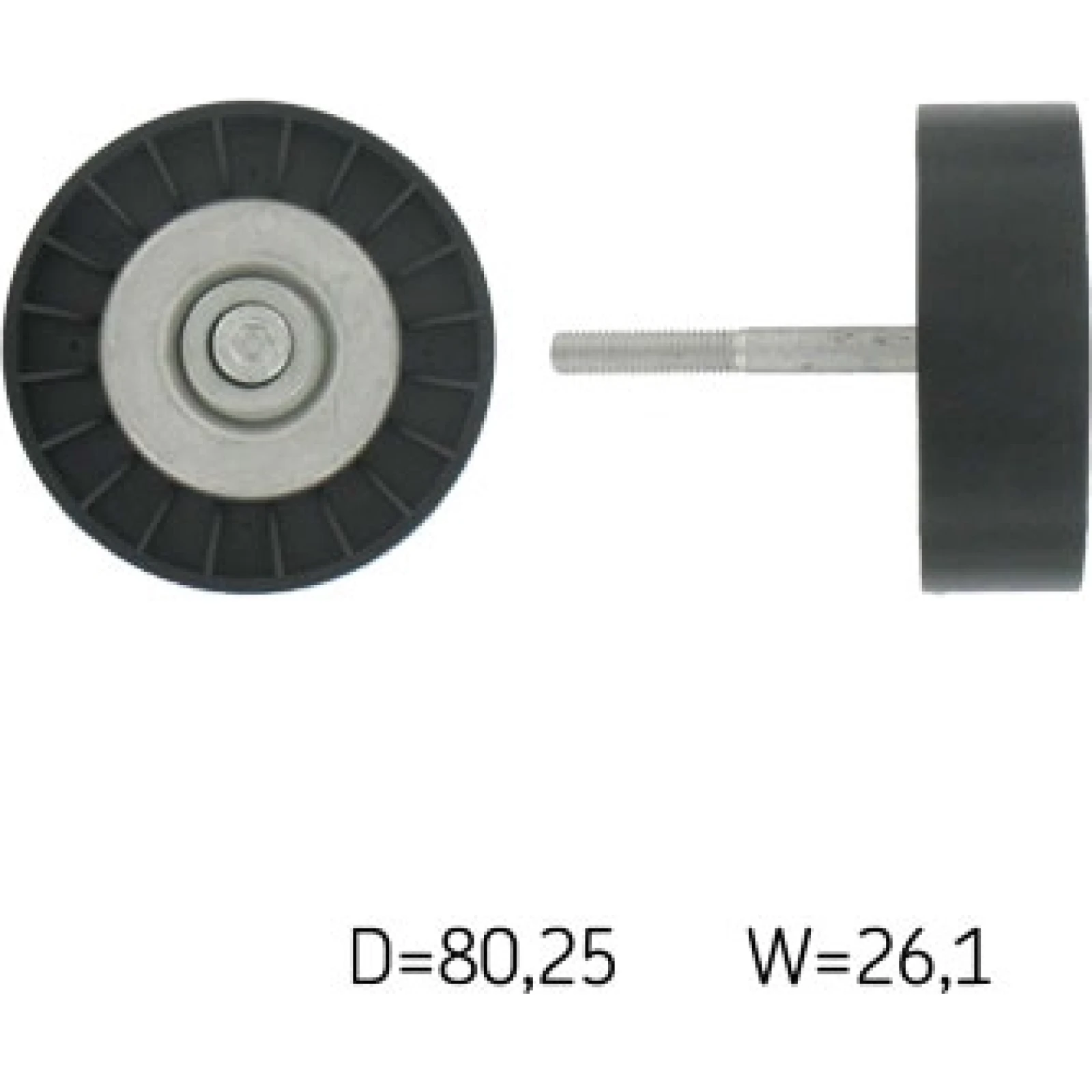 Umlenkrolle Multi-V VKM 32083