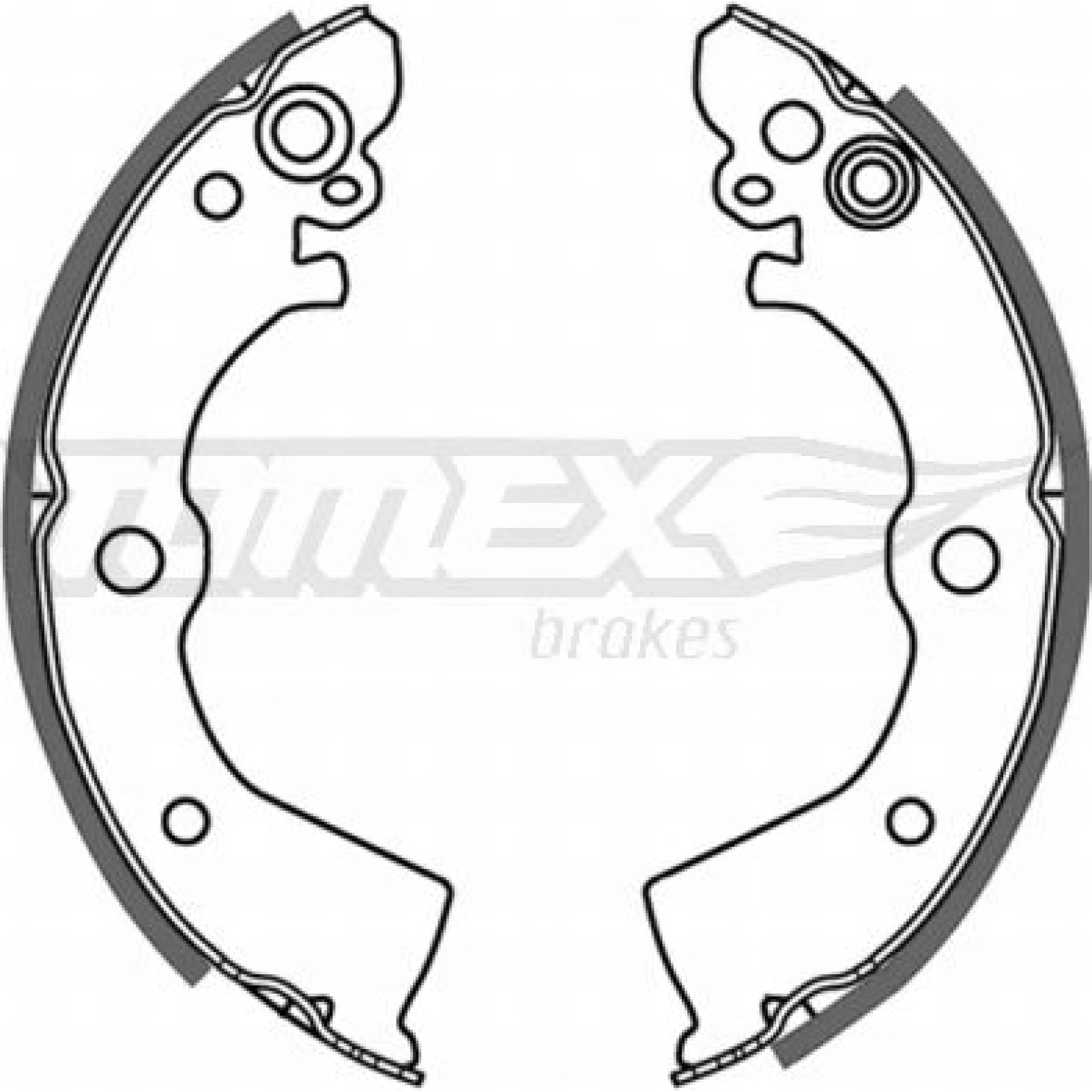 TOMEX brakes Bremsbackensatz TX 21-50