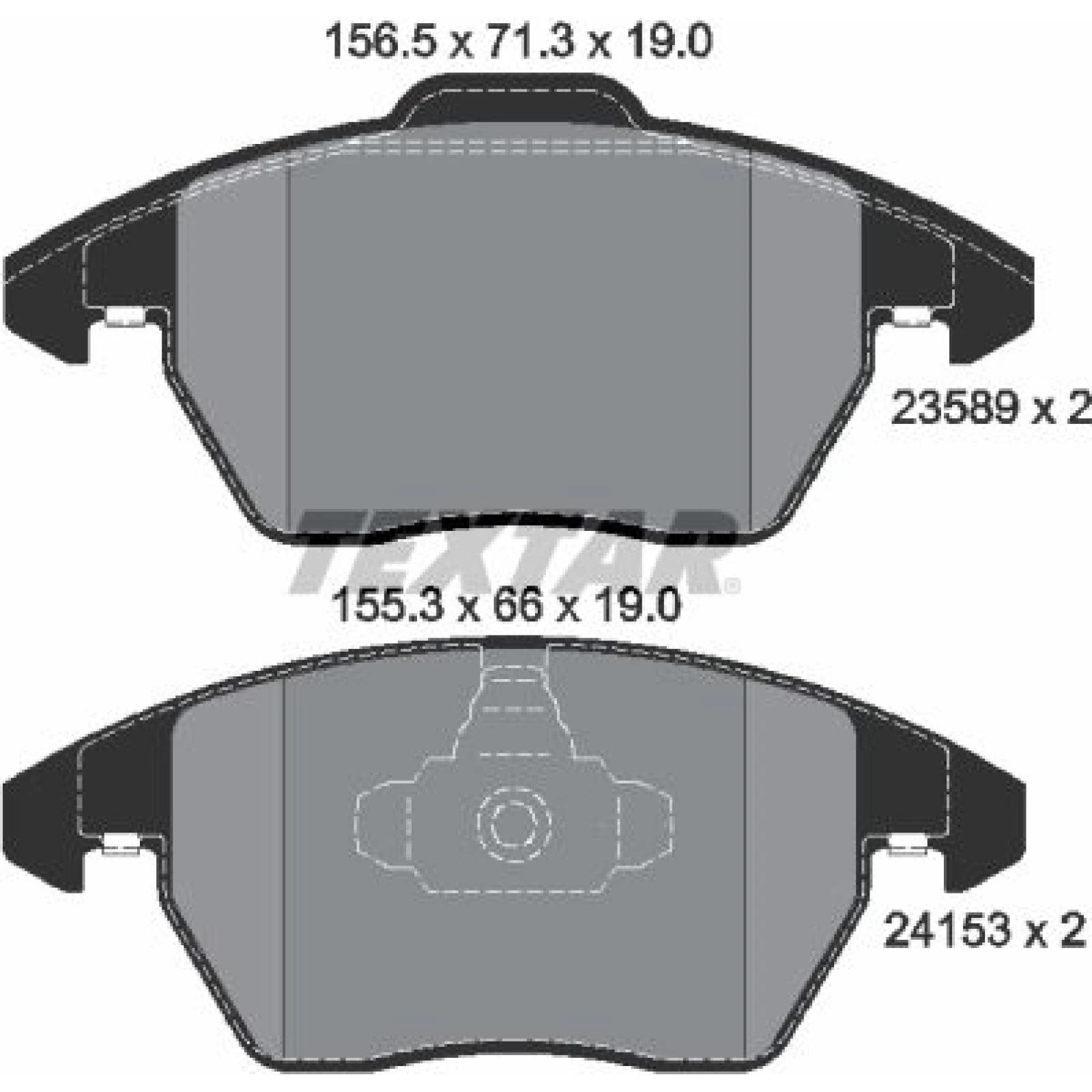 Bremsbelagsatz Citroen P. C4 2.0Hdi/308/3008/Rcz 2358901