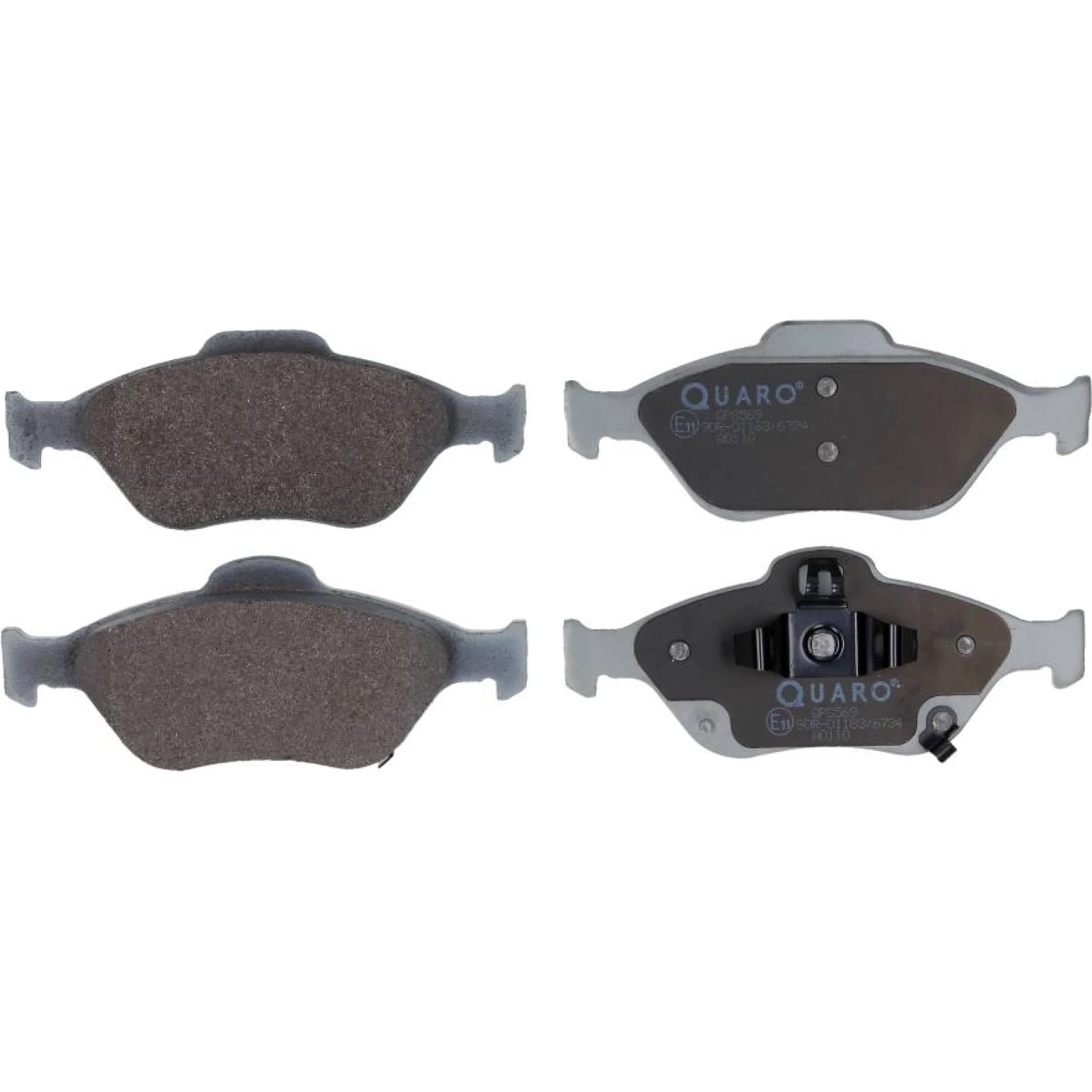 Bremsbelagsatz Toyota P. Yaris 06- Französische Ver QP8569
