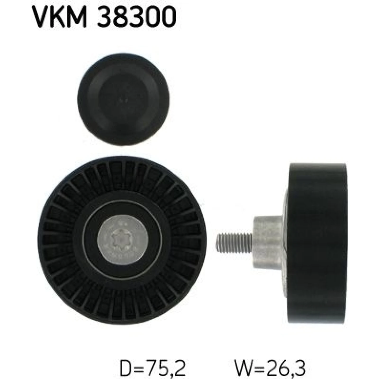 Spannrolle Nebentrieb VKM 38300
