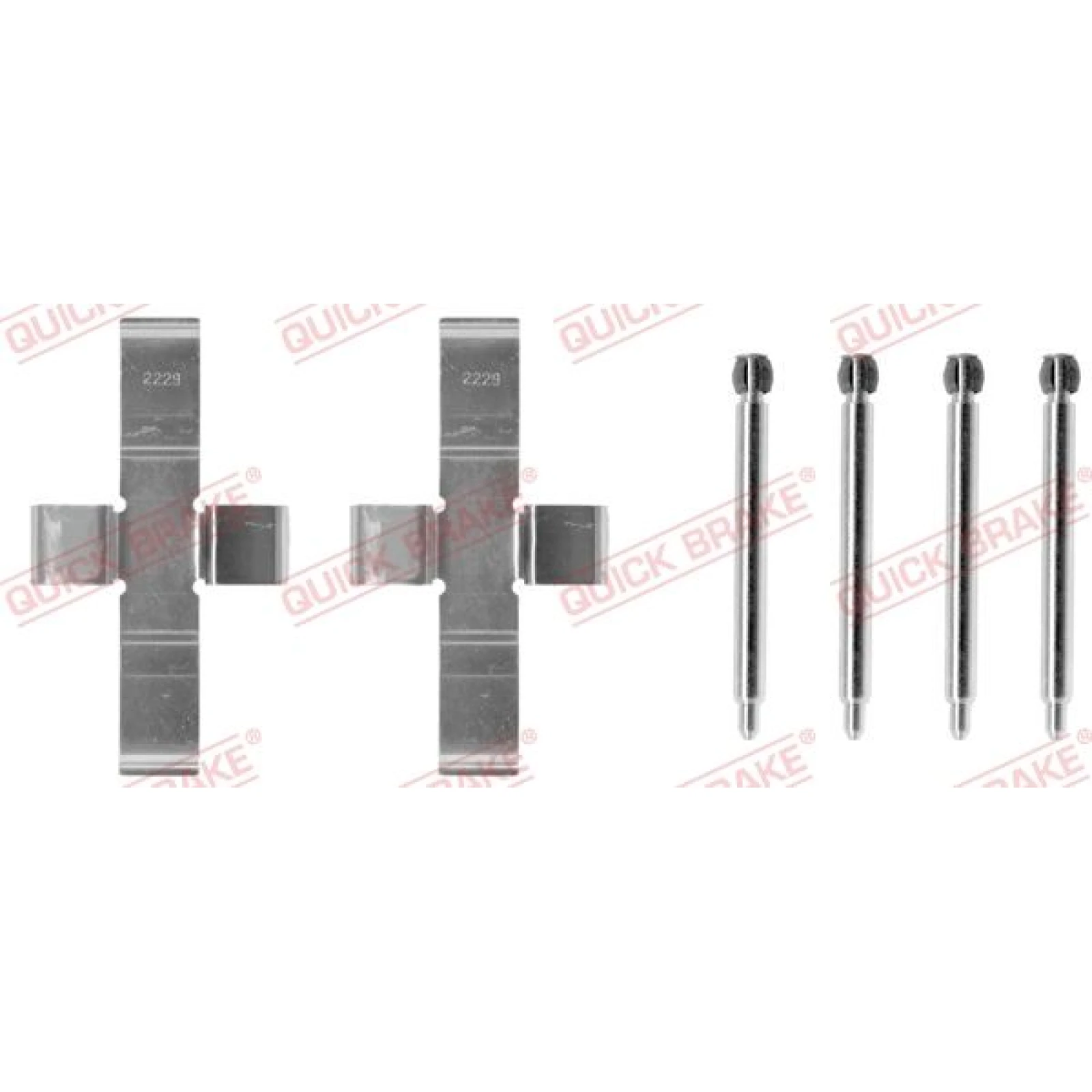 Quick Brake Montagesatz für Bremsbeläge 109-1004