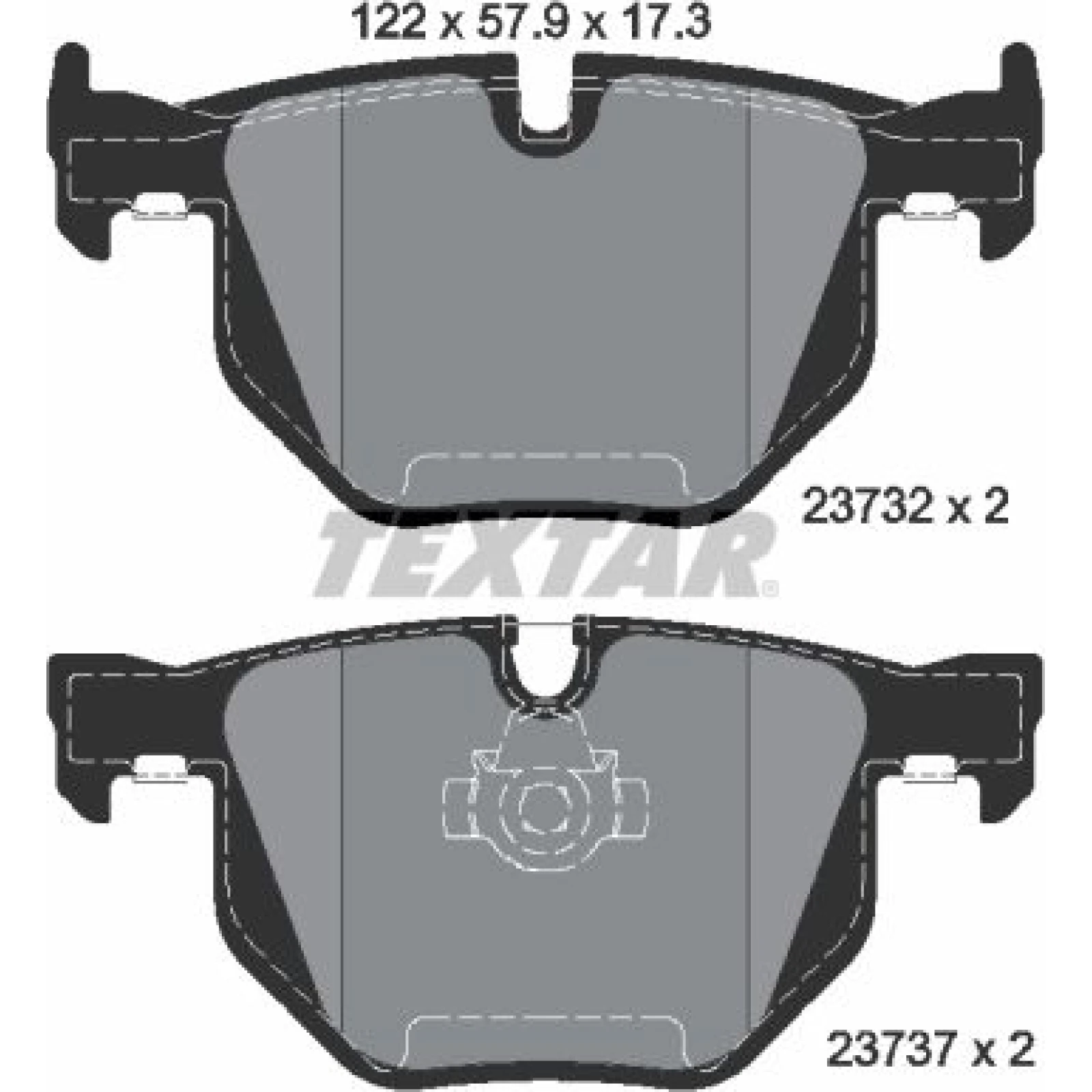 Bremsbelagsatz Bmw T. E60/61 03 2373201