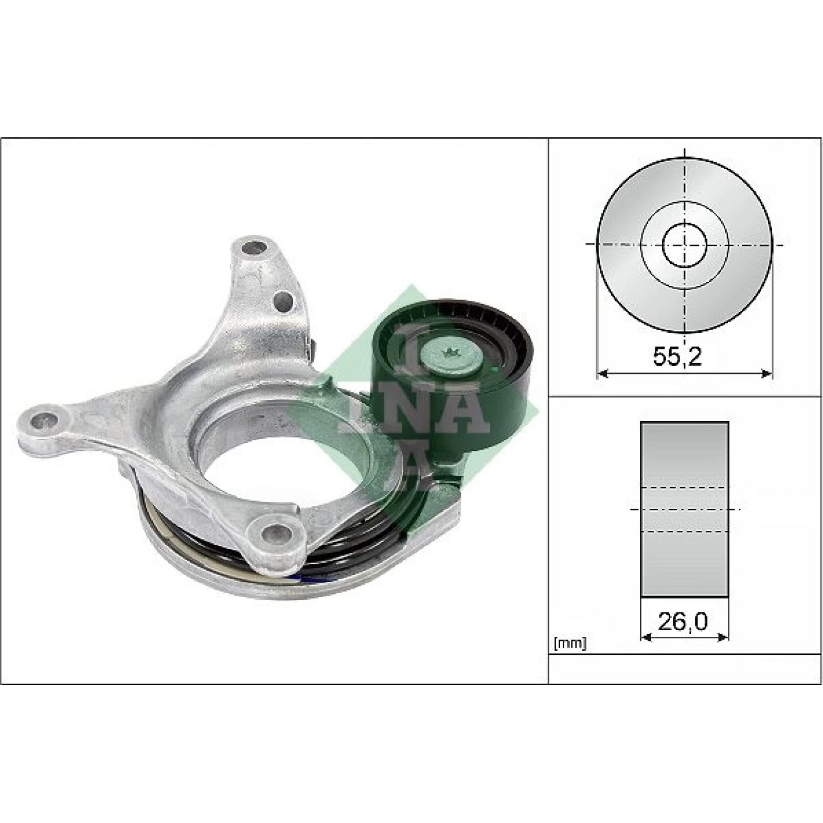 Spannrolle Nebentrieb 534 0794 10