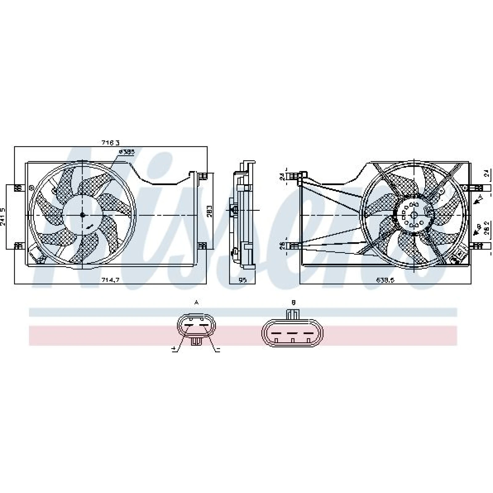 Kühlerlüfter PKW 850098