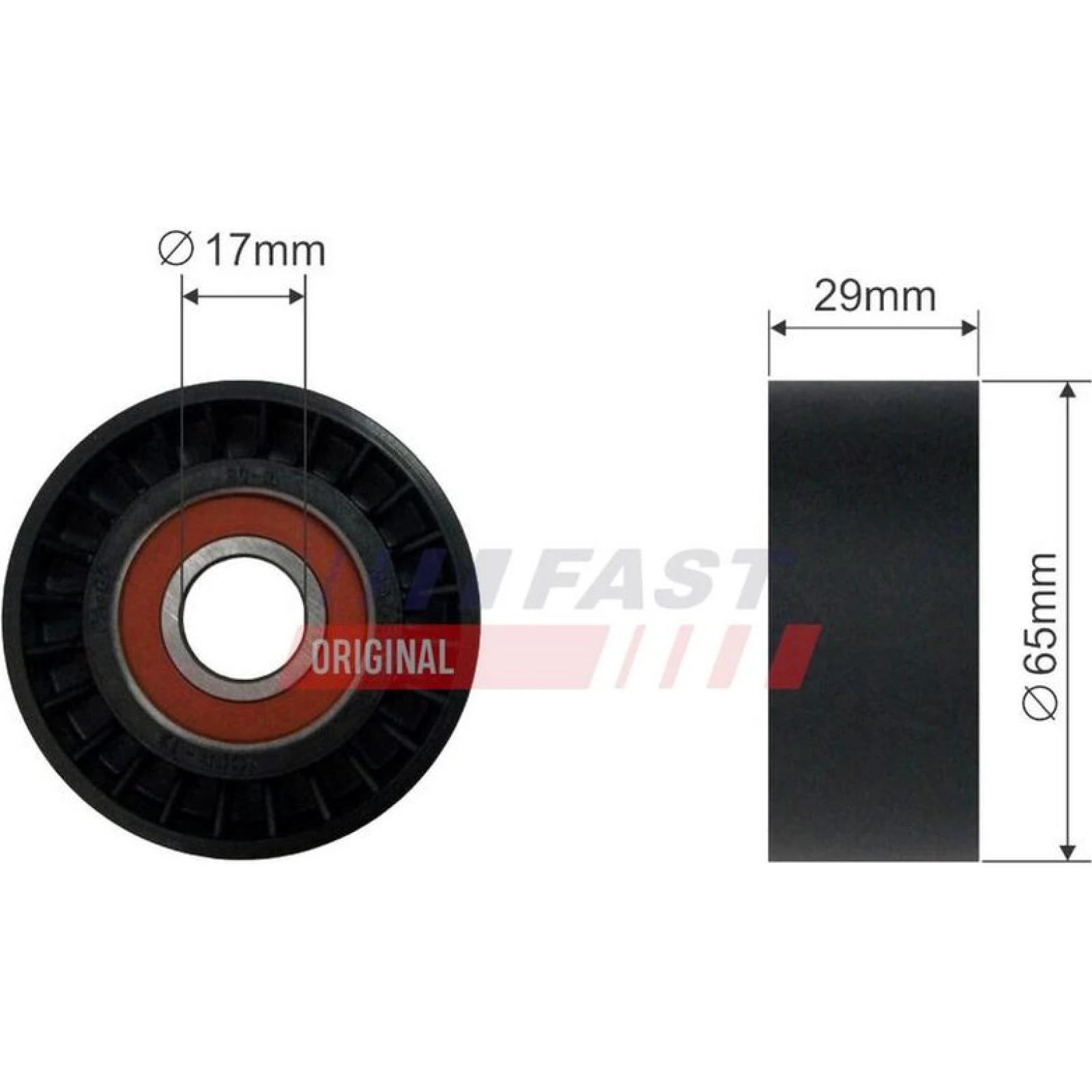 FAST Spannrolle, Keilrippenriemen FT44554