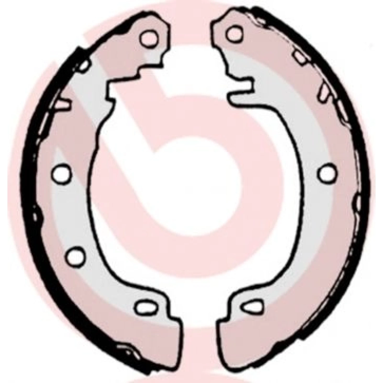 Bremsbackensatz HA S 68 522