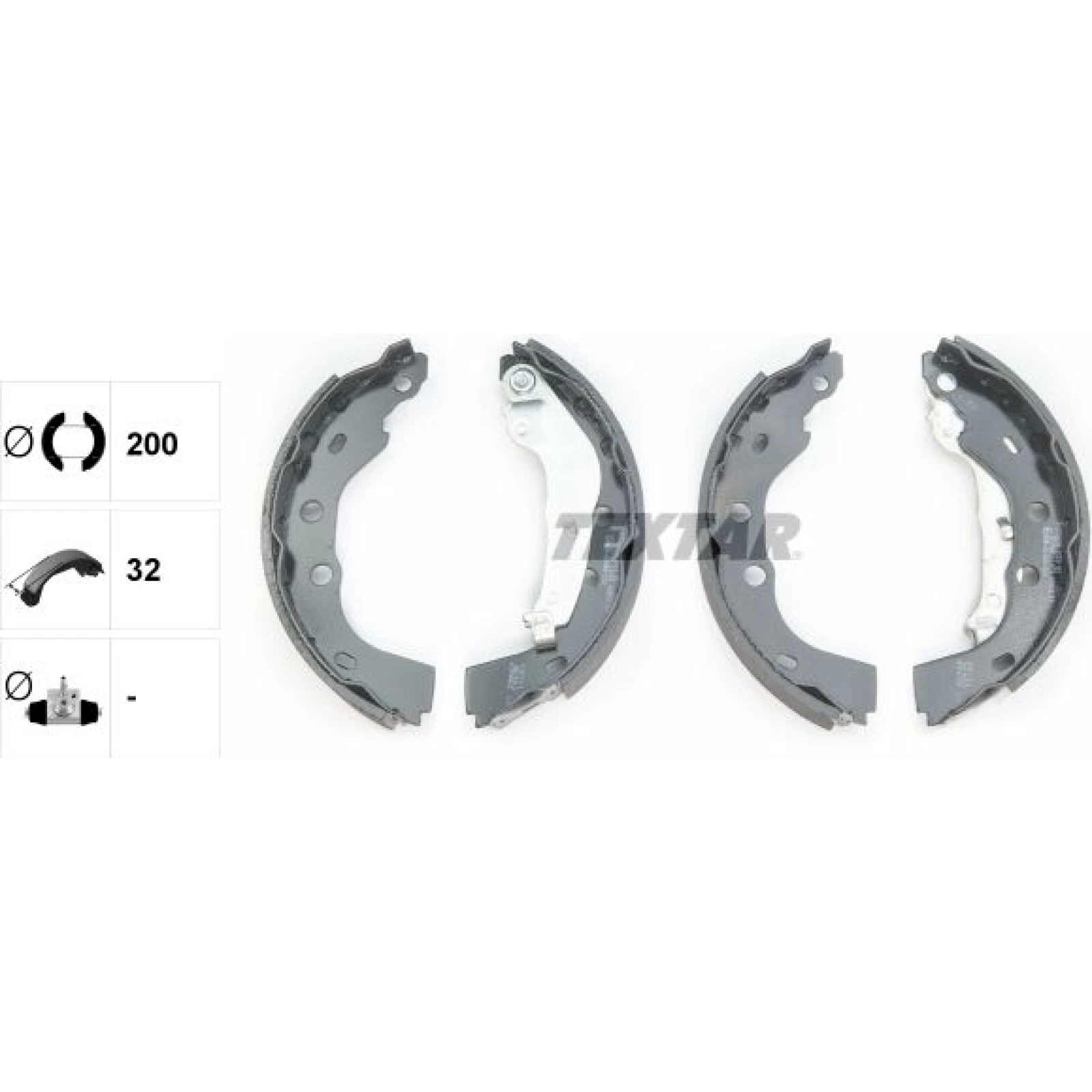 Bremsbacken Suzuki Swift 89-01 Mit Abs 200X32 91074800