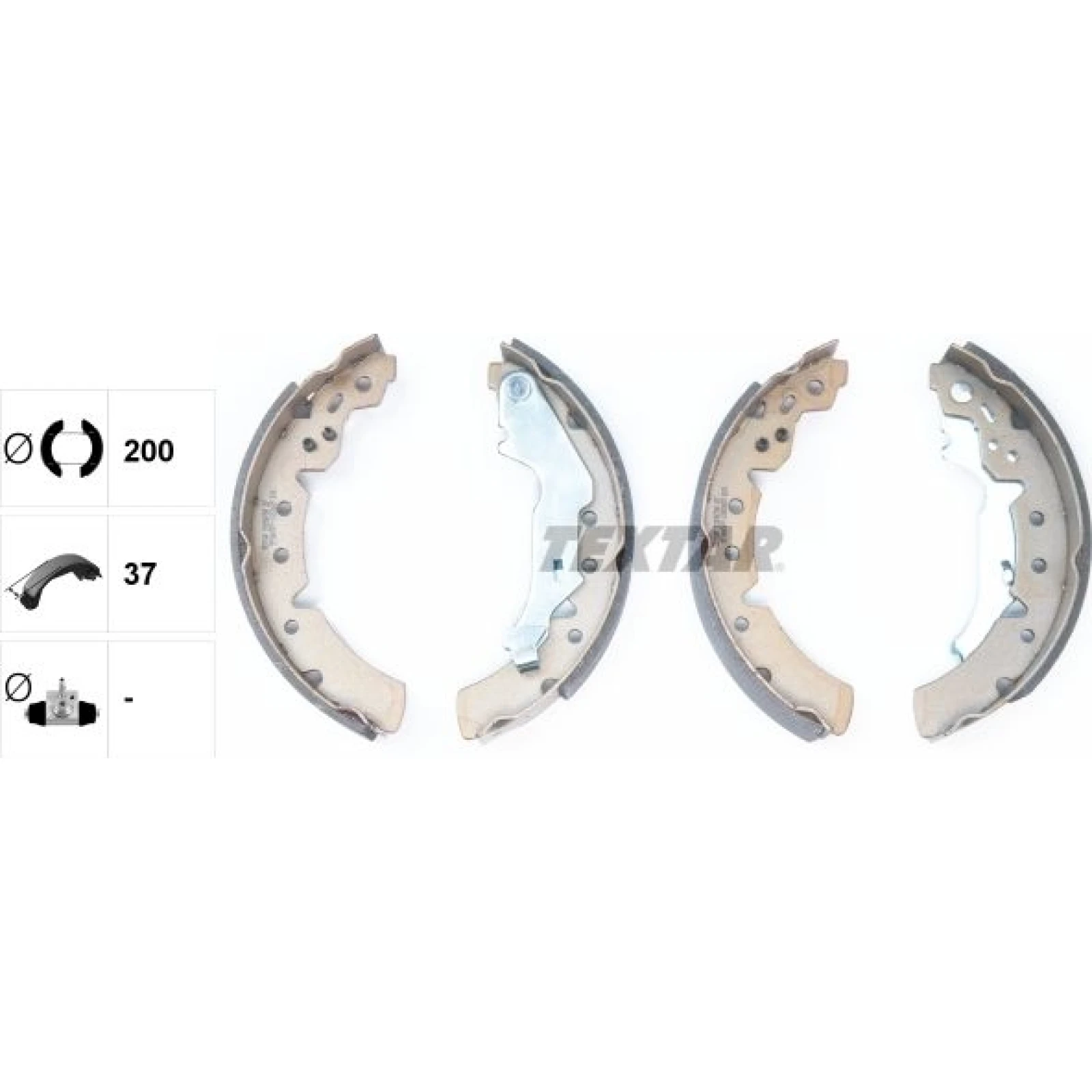 Textar Bremsbackensatz 91056700