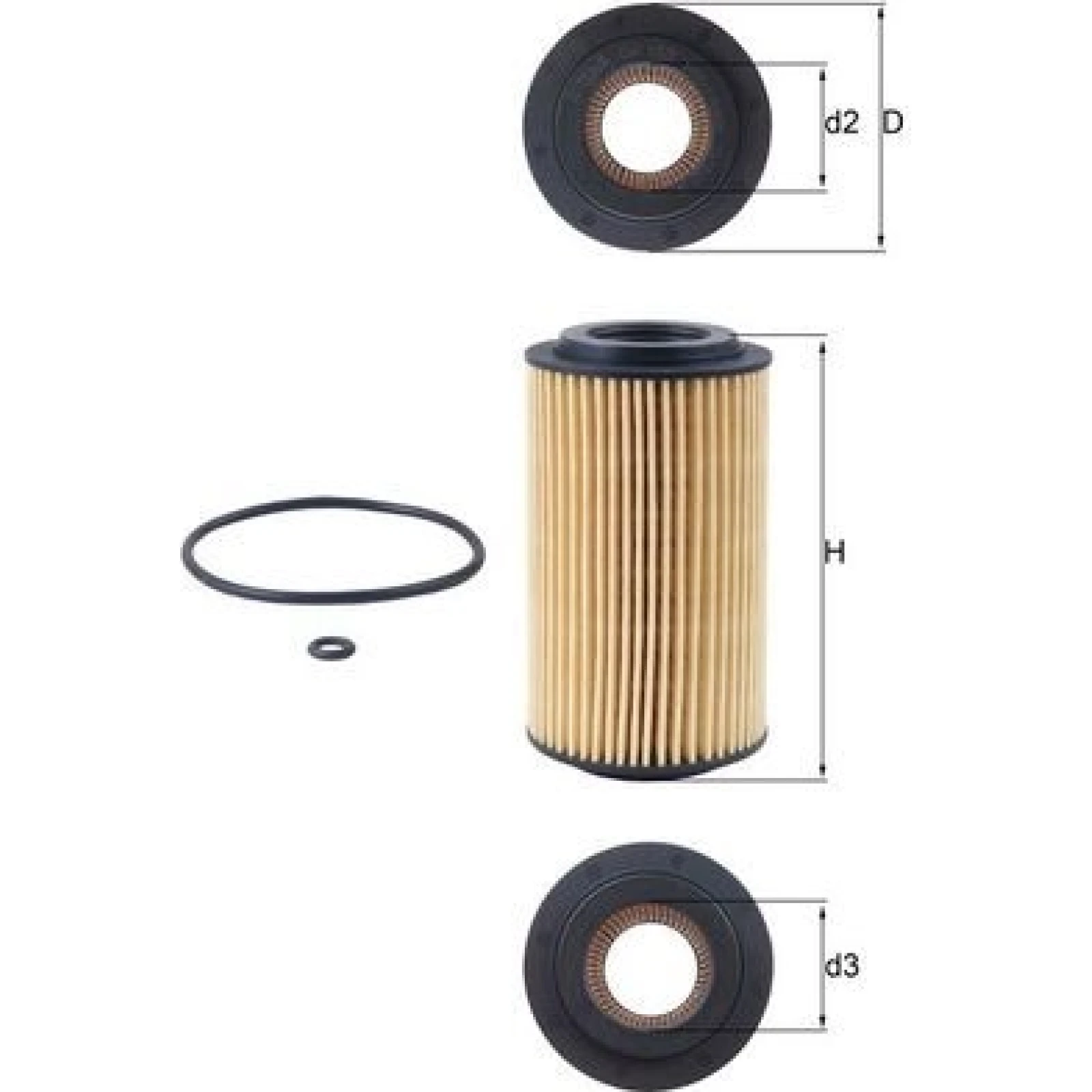 MAHLE Ölfilter OX 153D1