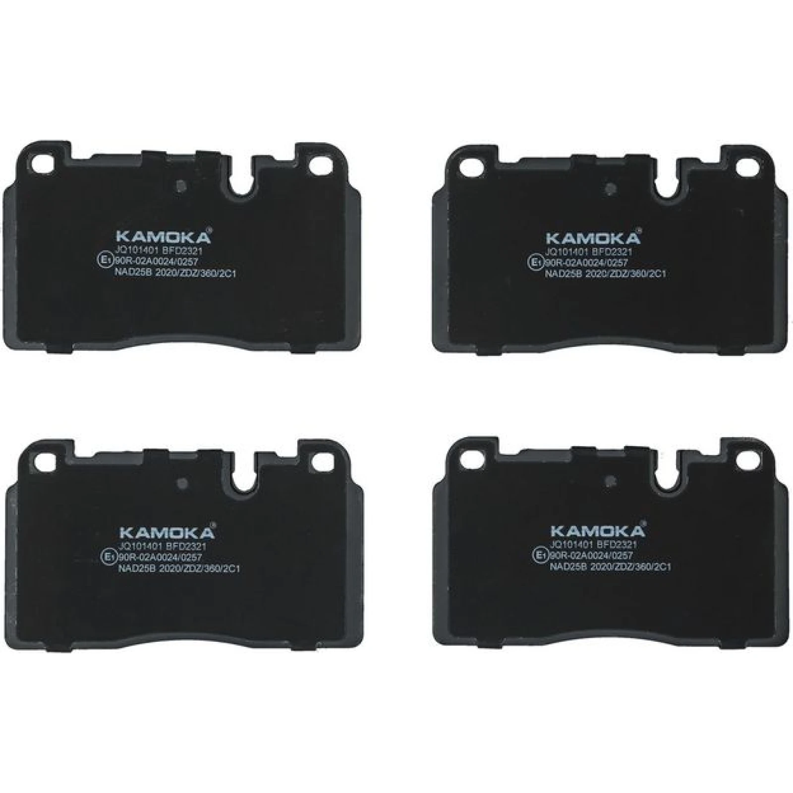 KAMOKA Bremsbelagsatz, Scheibenbremse JQ101401
