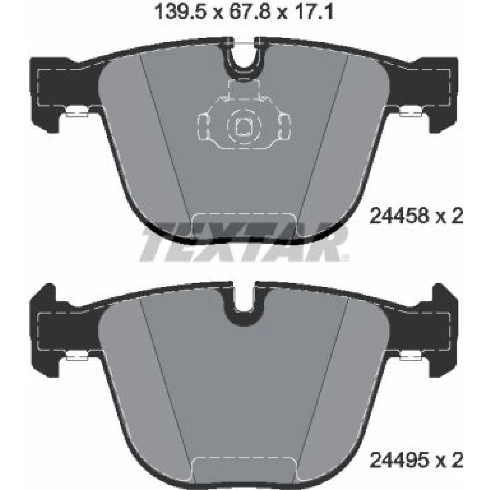 Bremsbelagsatz Bmw P. E70/E71 X5/X6 M Version 2445801