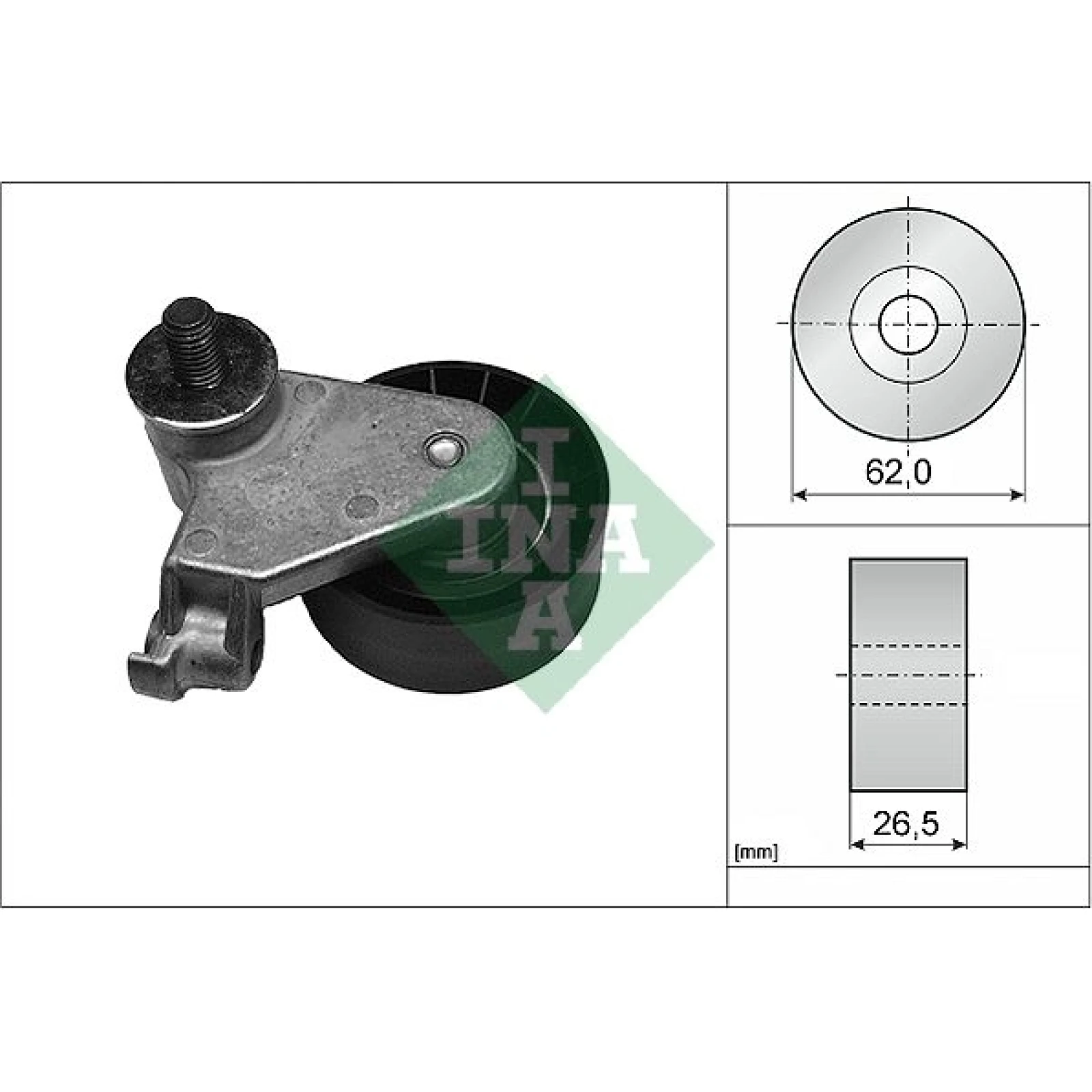 INA Spannrolle, Zahnriemen 531 0171 10