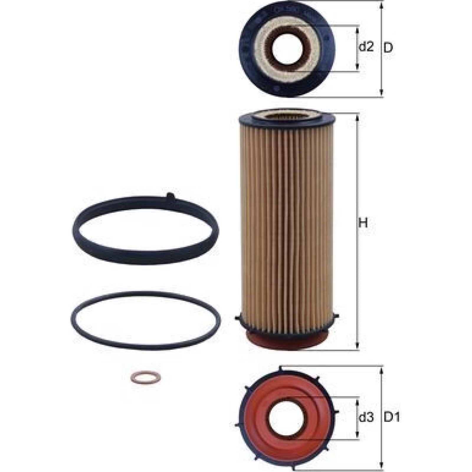 MAHLE Ölfilter OX 560D